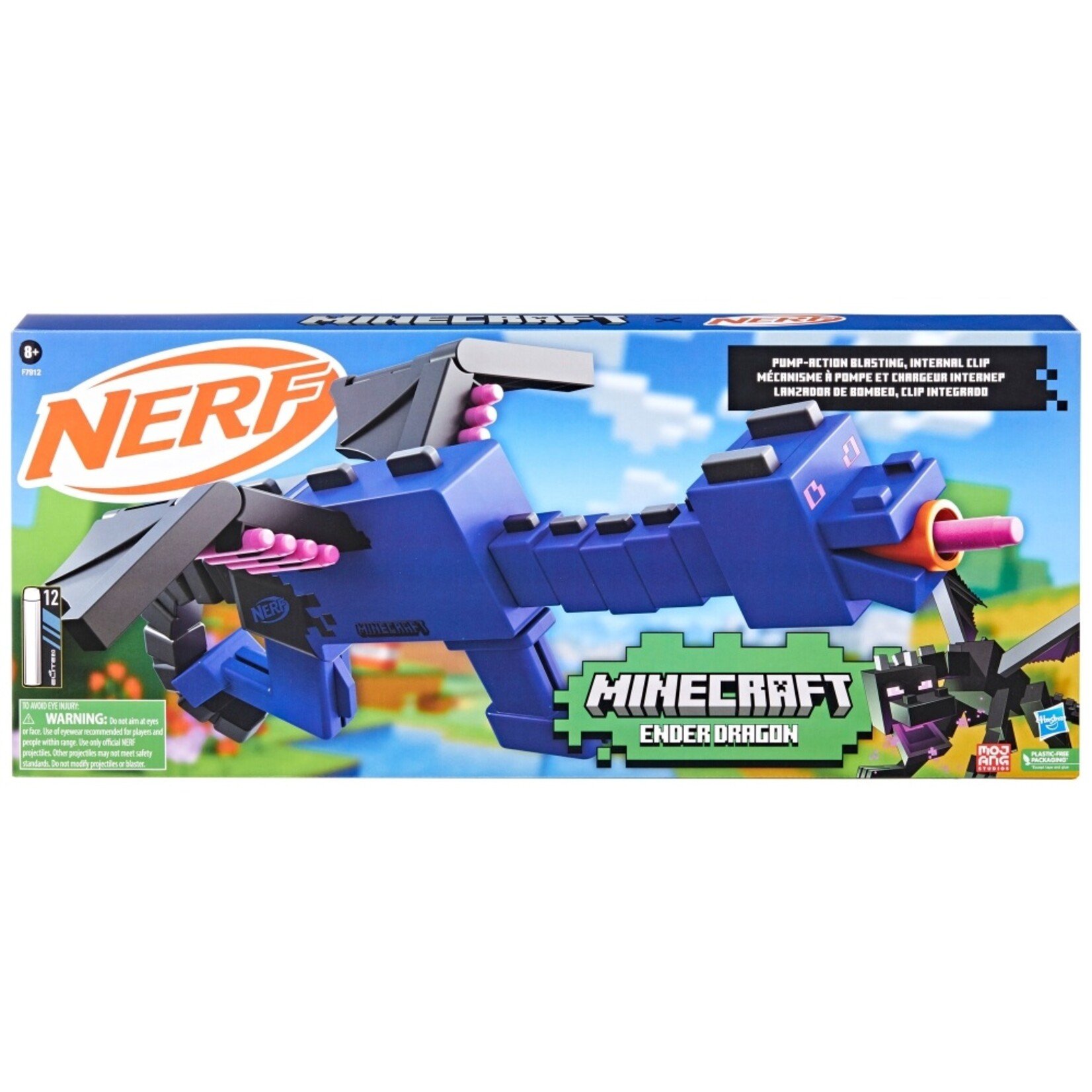 Hasbro Minecraft Ender Dragon Dart Blaster