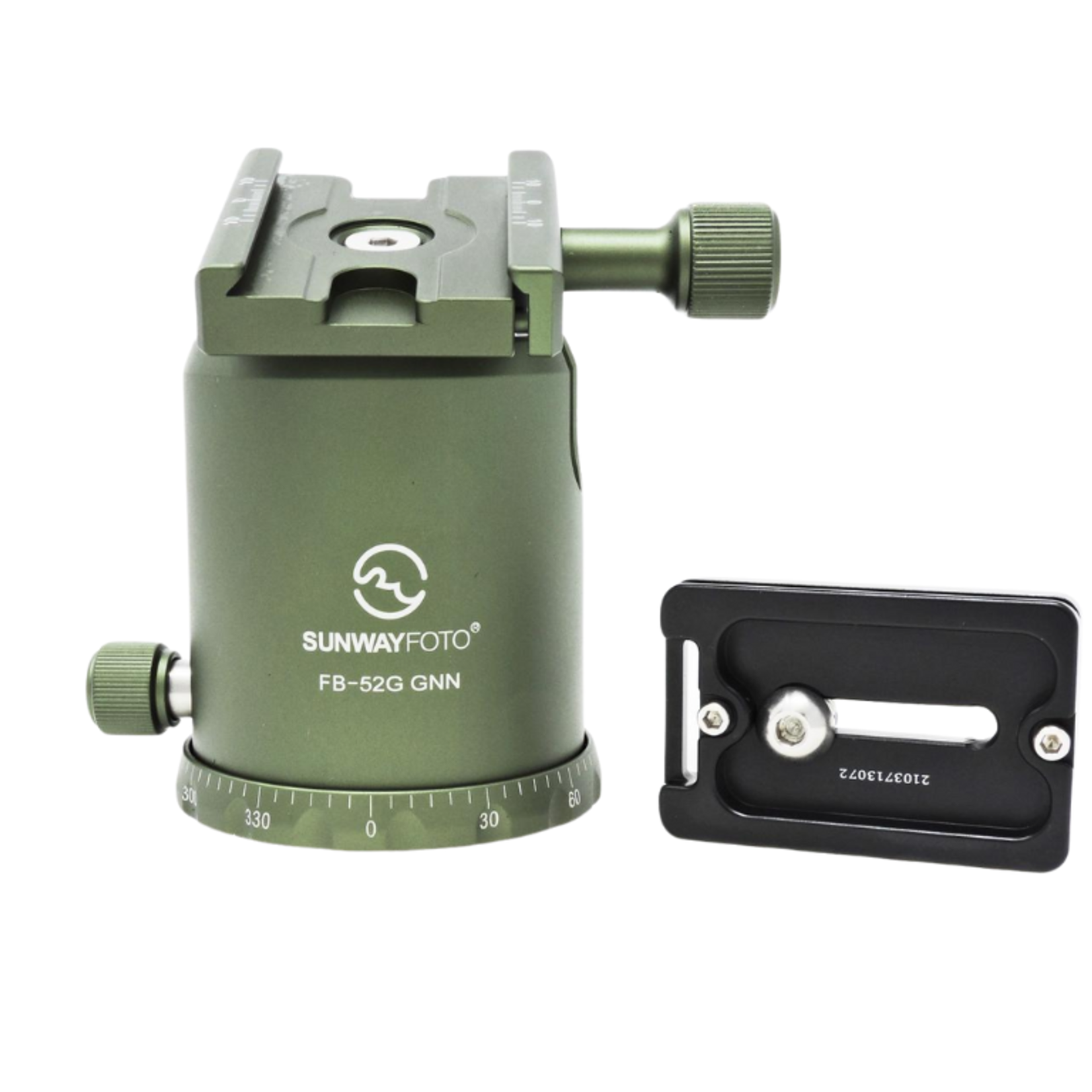 Sunway Foto XB-52DLG Low-Profile Ball Head- Green