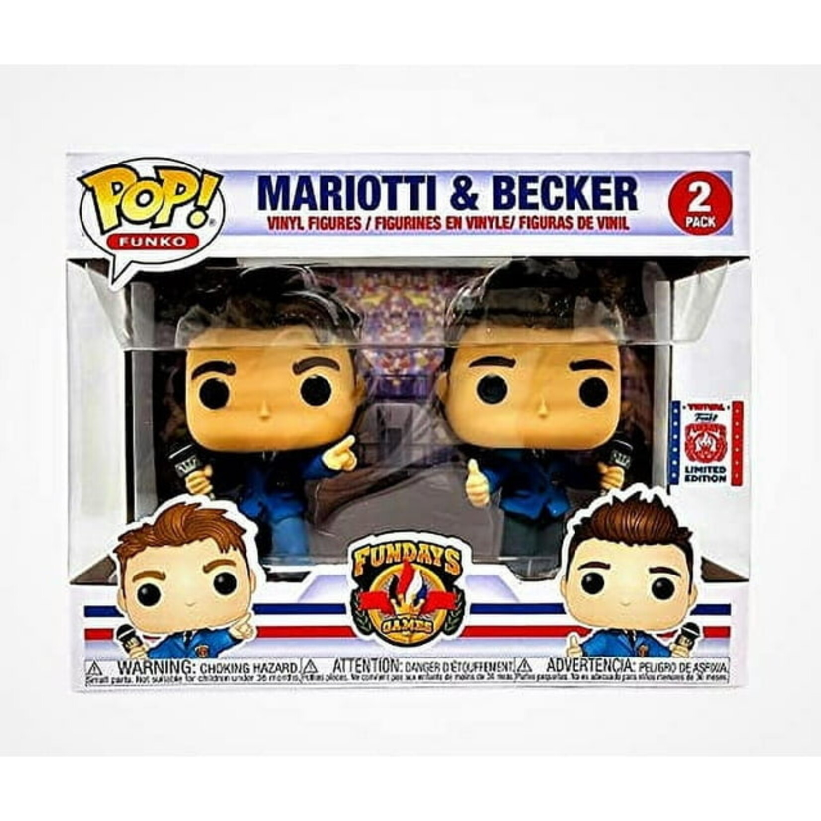 Funko Funko Pop! Fundays Mariotti & Becker 2-Pack [Sports Announcers] Exclusive