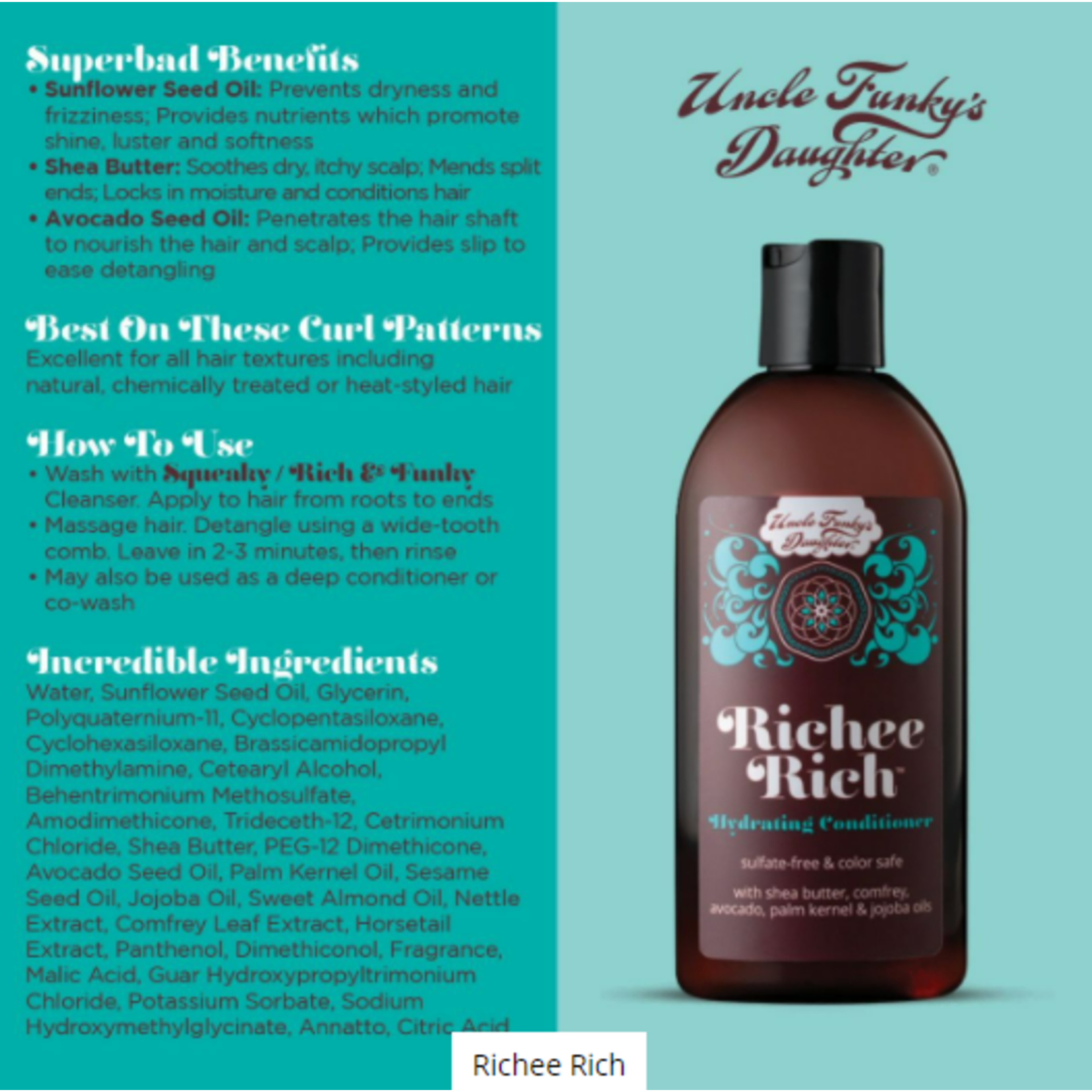 Uncle Funky's Daughter Richee Rich Conditioner 8 oz