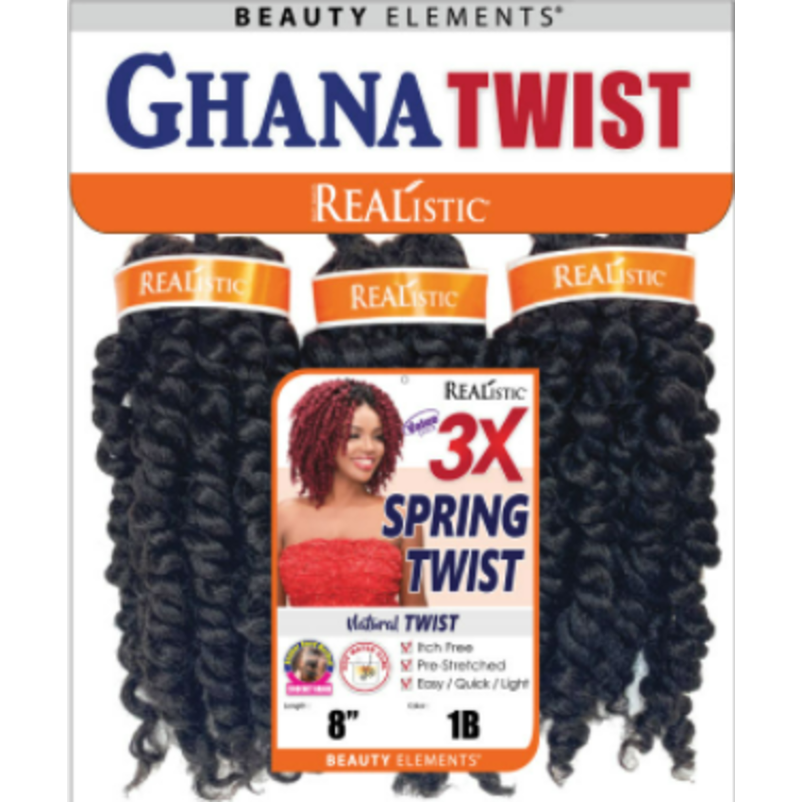 Ghana Ghana Twist 3X Spring Twists