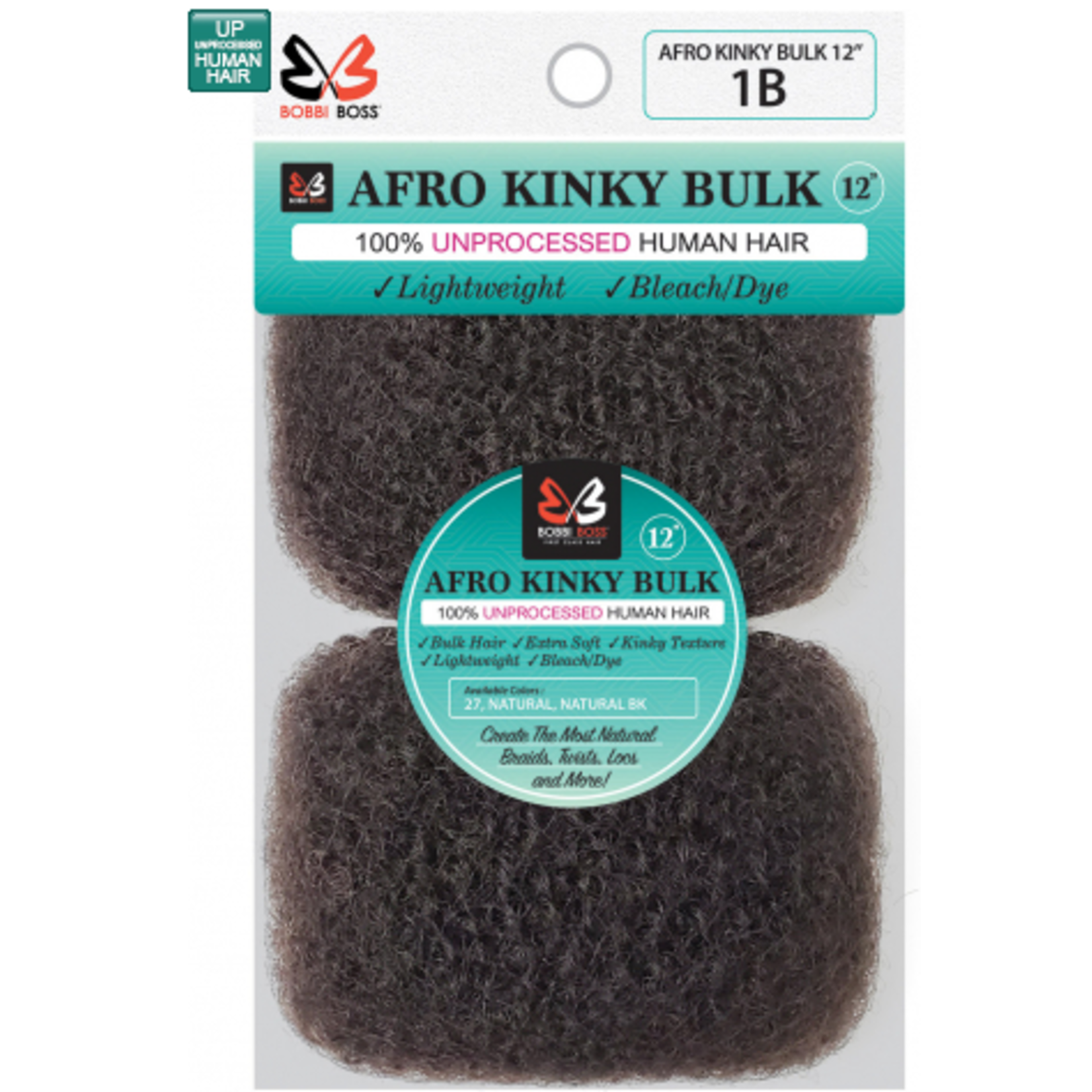 Bobbi Boss Bobbi Boss Afro Kinky Bulk 100% Unprocessed Human Hair - Mega  Beauty