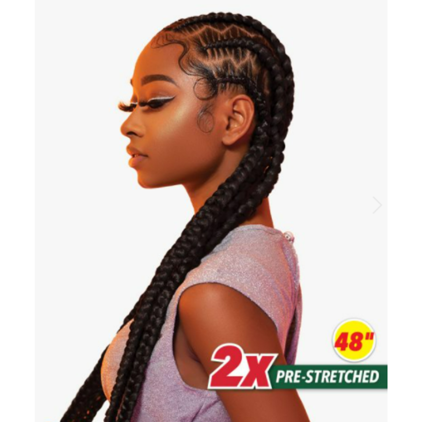 Sensationnel X-Pression 2X Pre-Stretched Braid 48"