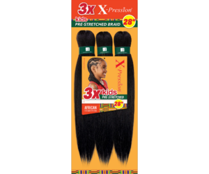 3X X-Pression Kids Pre-Stretched Braid 28 - Mega Beauty