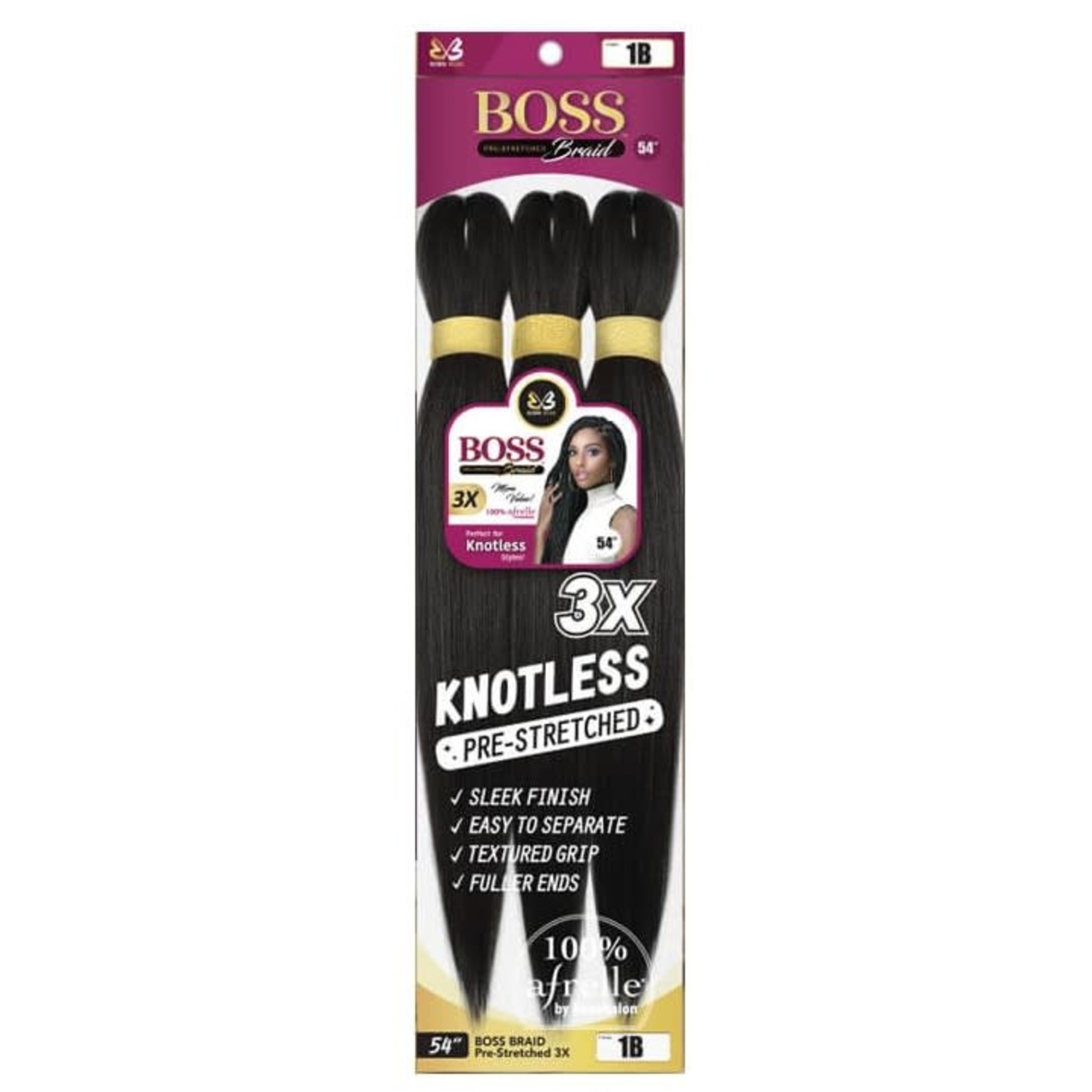 Bobbi Boss Boss Braid Knotless Pre-Stretched 3x
