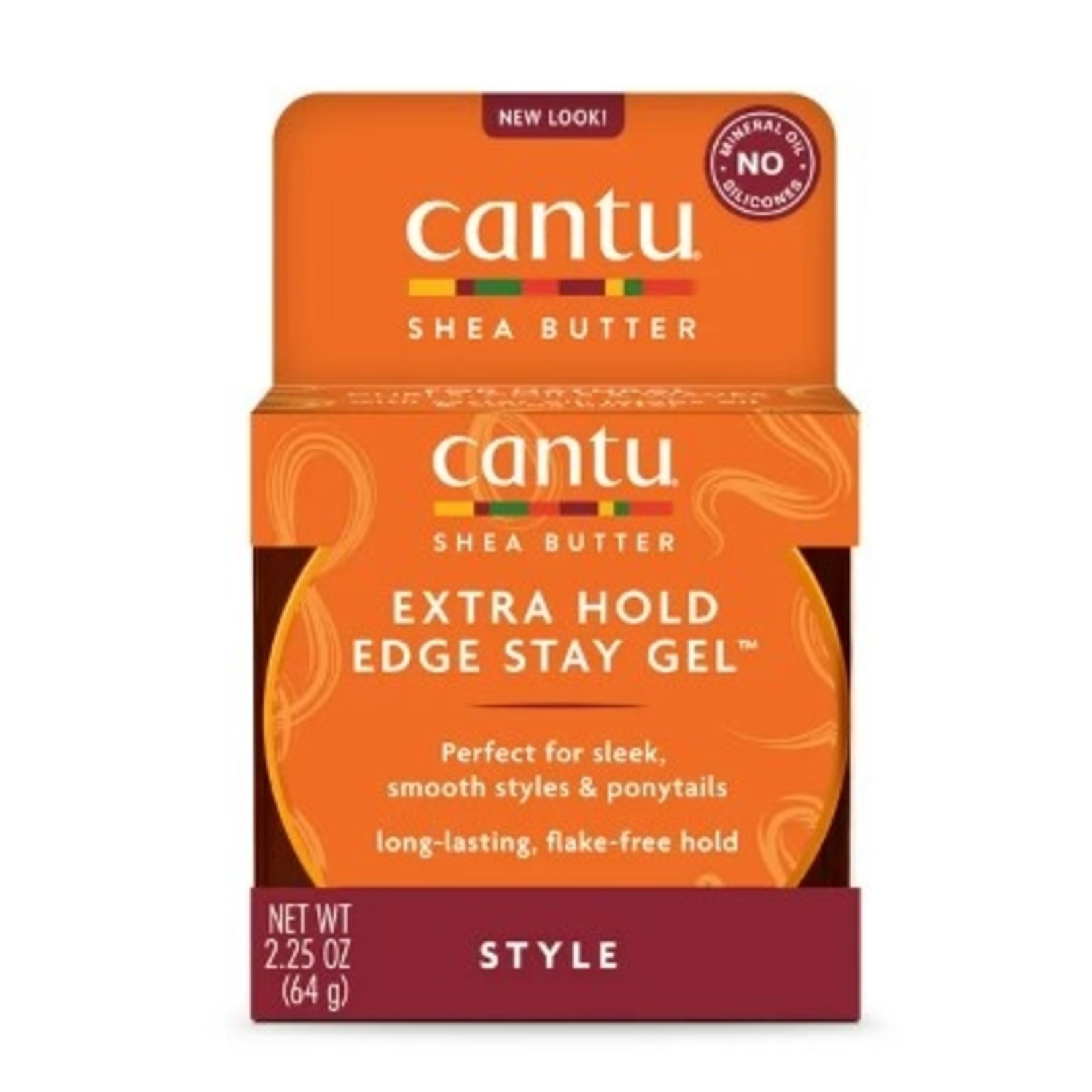 Cantu Cantu Shea Butter for Natural Hair Edge Stay Gel Extra 2.25 oz