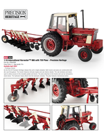 International Harvester *PREORDER* 1/16 International Harvester 986 With Cab & 720 Plow, ERTL Precision Heritage Series