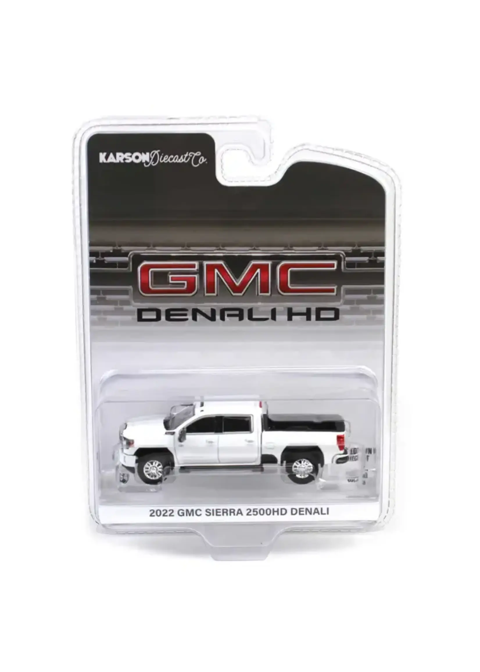 GMC 1/64 2022 GMC Sierra 2500 Denali, Summit White