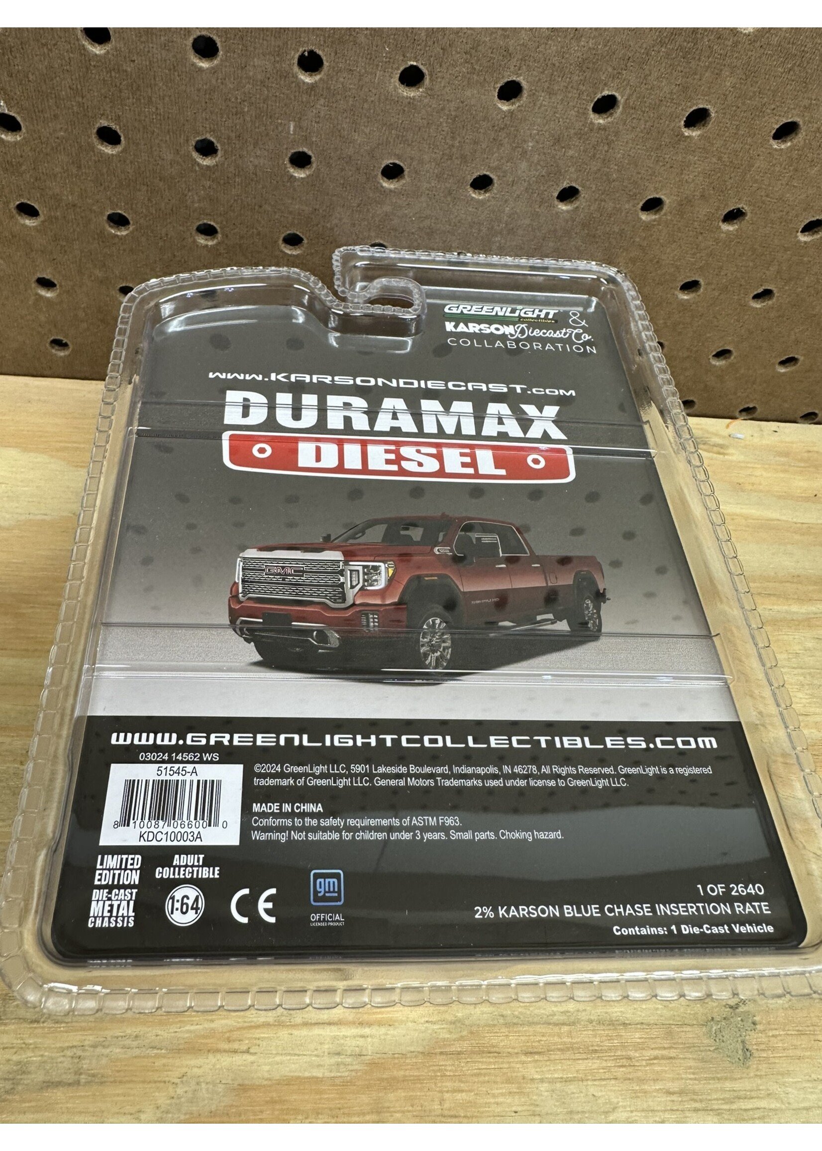 GMC 1/64 2022 GMC Sierra 2500 Denali, Cayenne Red