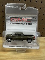 GMC 1/64 2022 GMC Sierra 3500 Denali Dually, Forest Metallic