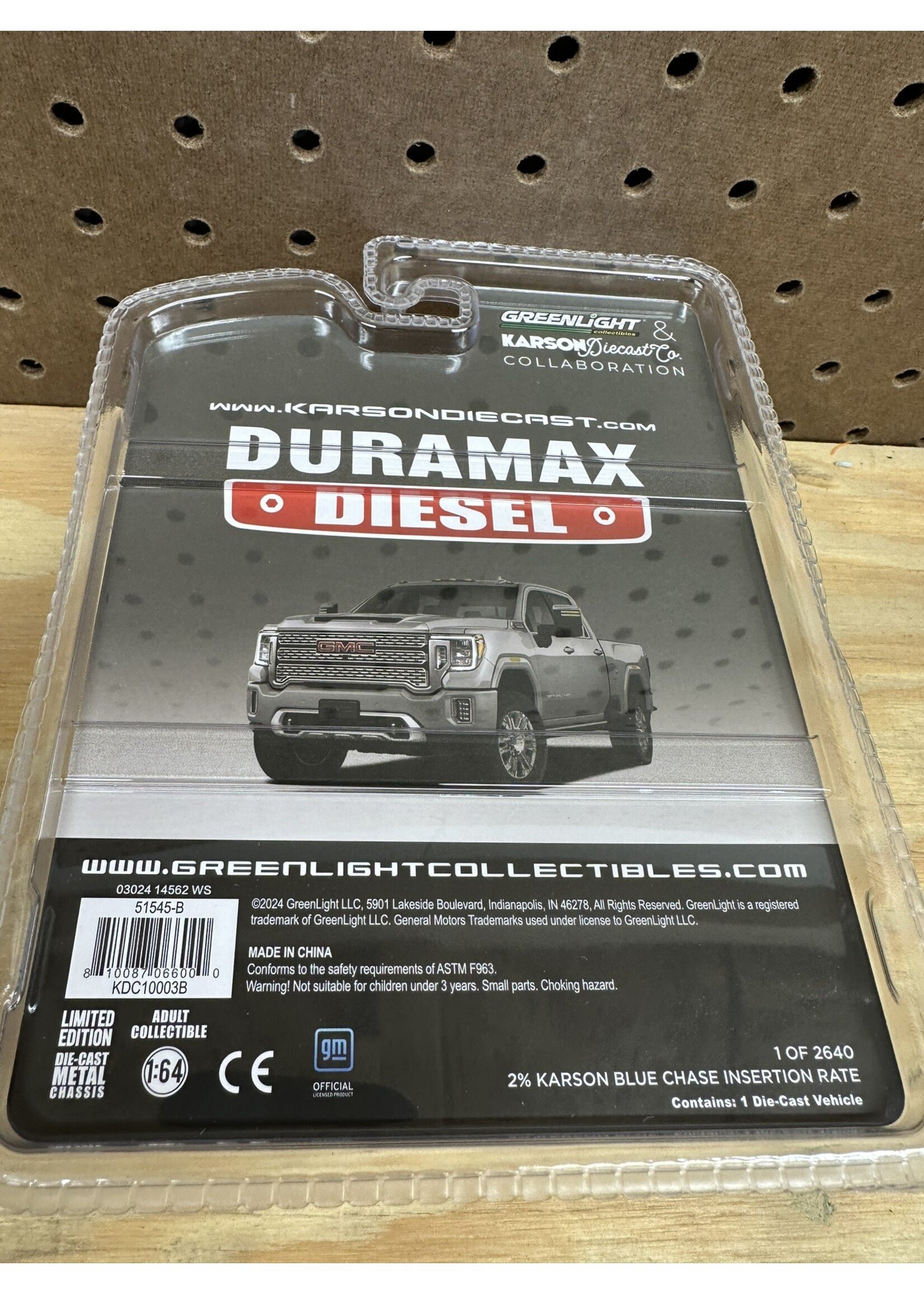 GMC 1/64 2022 GMC Sierra 2500 Denali, Quick Silver Metallic