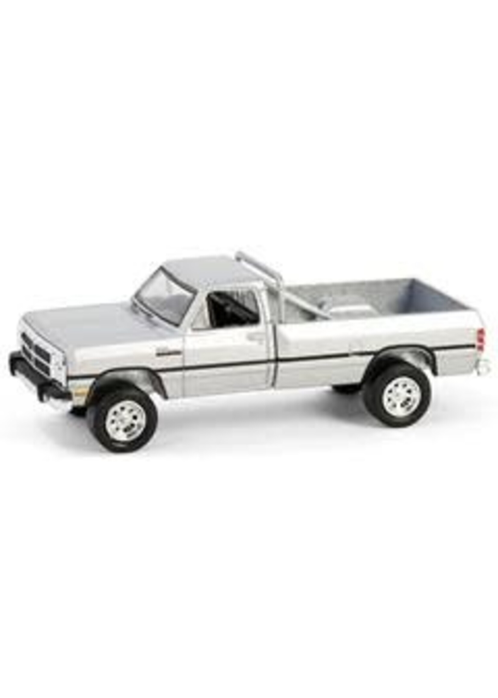 Dodge 1/64 1992 Dodge Ram D250 Power Ram Lifted with Rollbar, Sterling Silver, All-Terrain Series 16