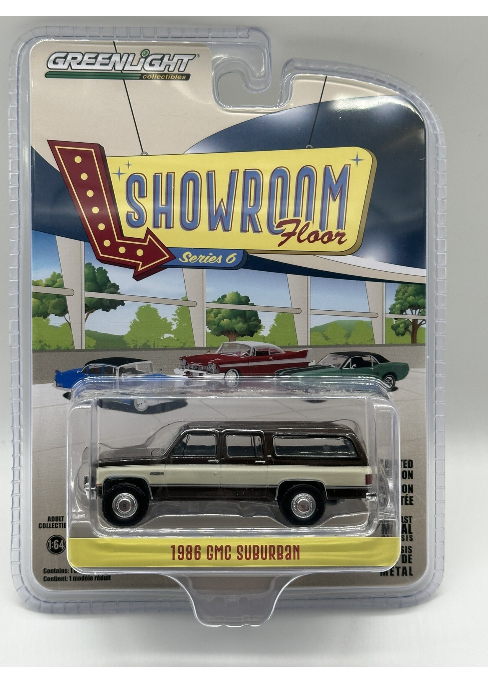 GMC 1/64 Showroom Floor Series 6 - 1986 GMC Suburban - Indian Bronze and Doeskin Tan