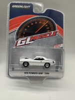 Plymouth 1/64 1970 Plymouth Hemi ‘Cuda, Alpine White, GreenLight Muscle Series 28