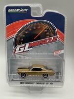 Chevrolet 1/64 1971 Chevrolet Chevelle SS 454, Placer Gold, GreenLight Muscle Series 28