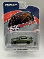 Ford 1/64 2022 Ford Mustang Mach 1, Eruption Green, GreenLight Muscle Series 28