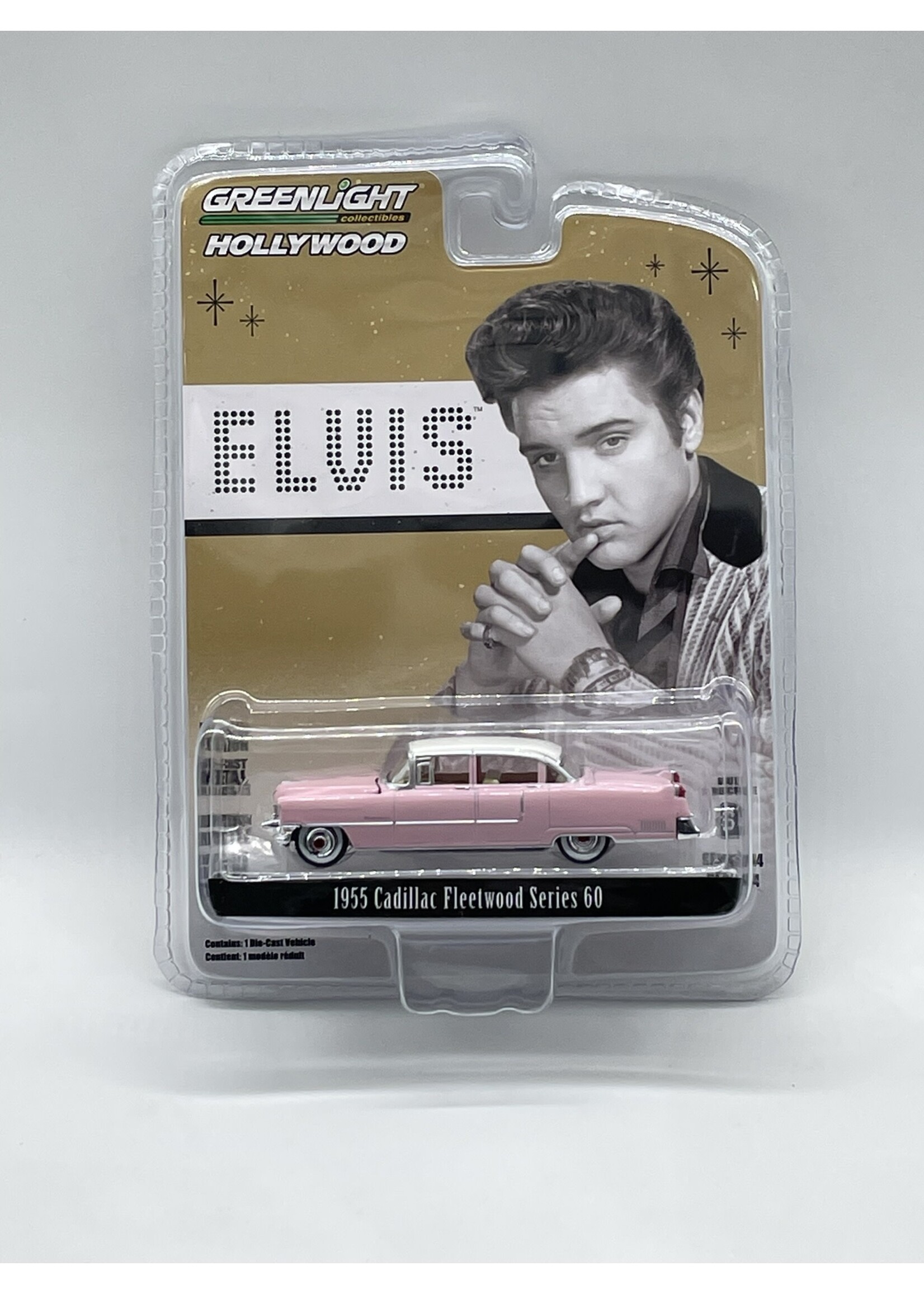 Cadillac 1/64 Elvis Presley (1935-77) - 1955 Cadillac Fleetwood Series 60 "Pink Cadillac"