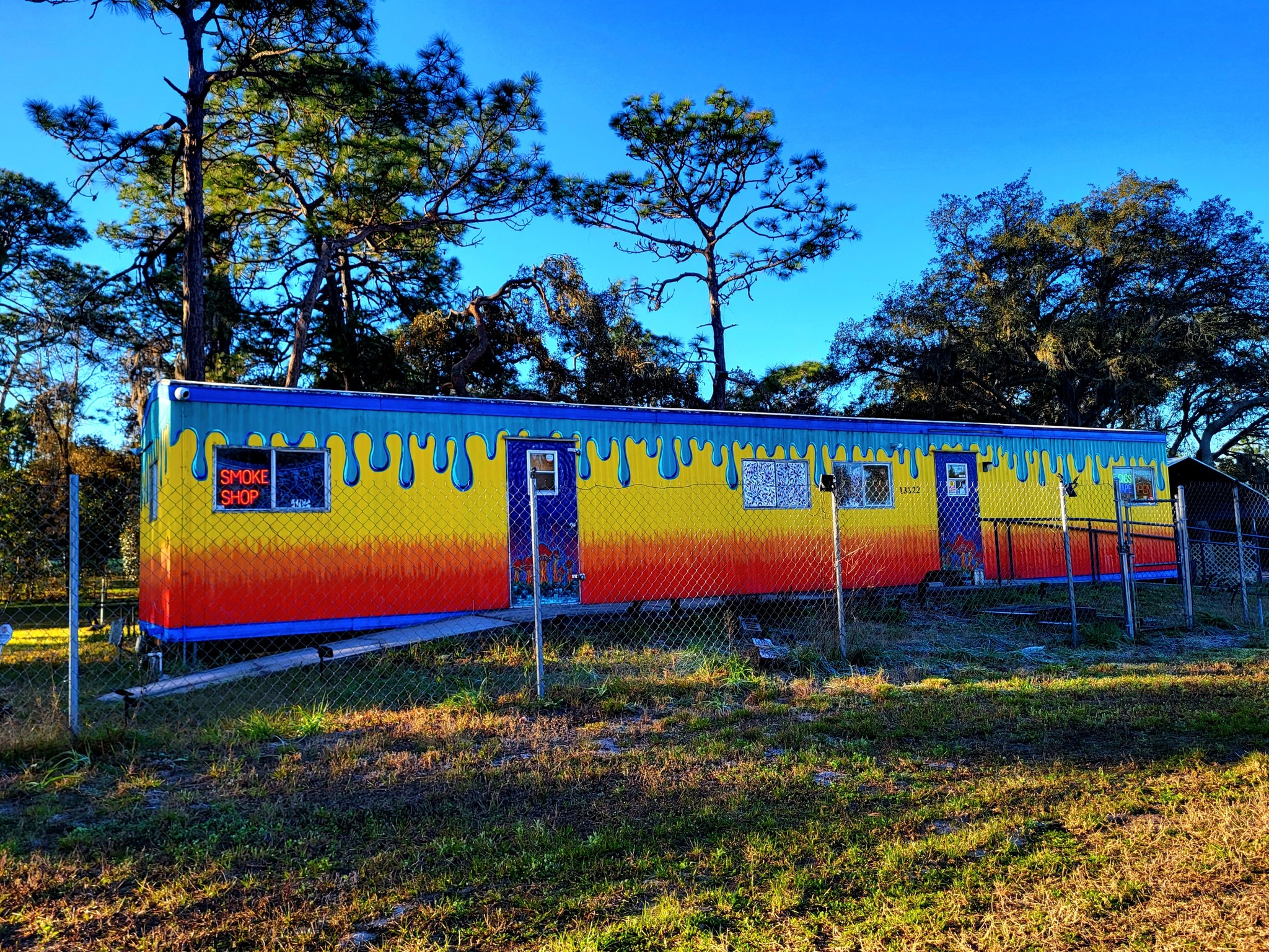 Our iconic bright-yellow trailer