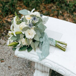 Bridal Bouquet- medium natural gathered