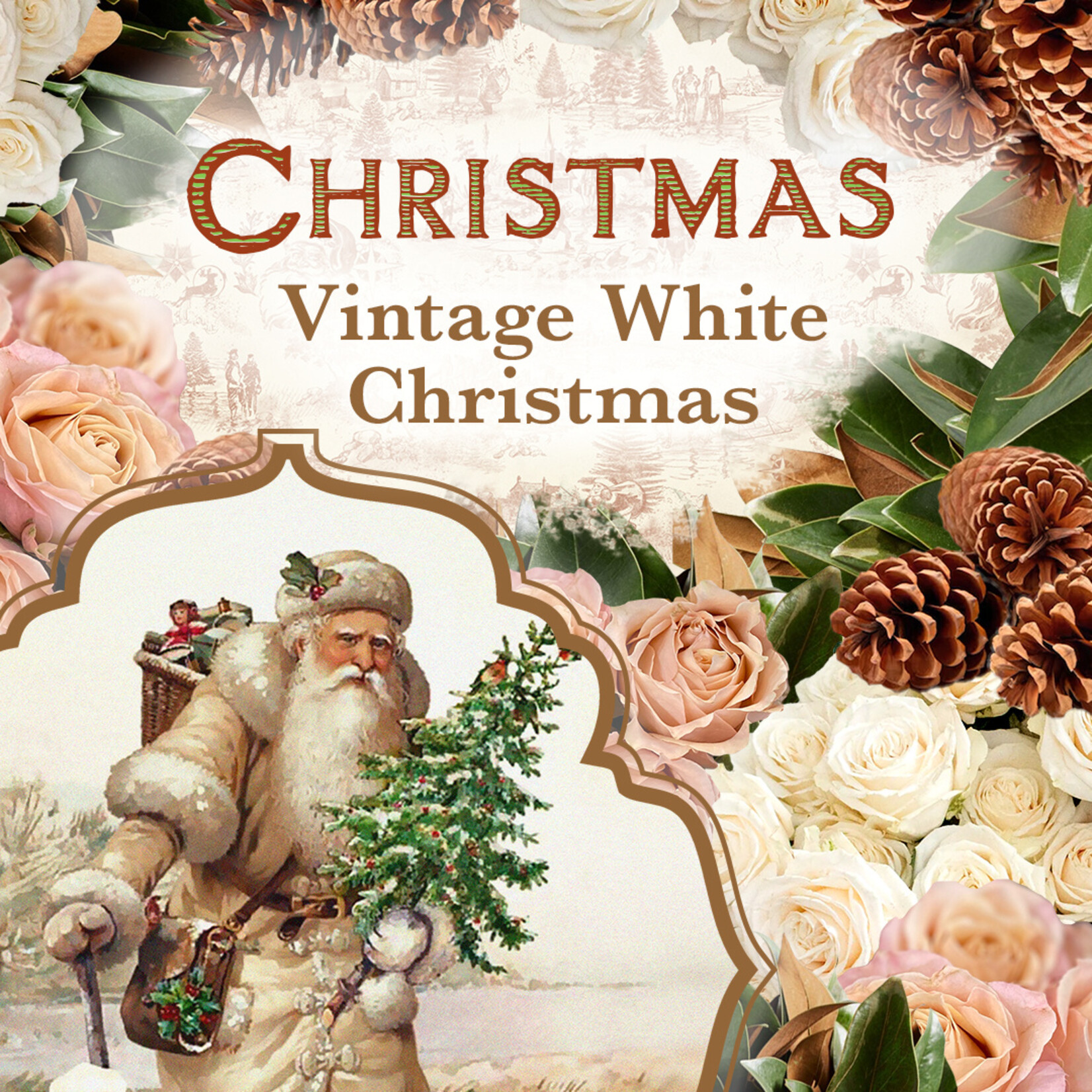 $125 Sized Christmas Flower Arrangements