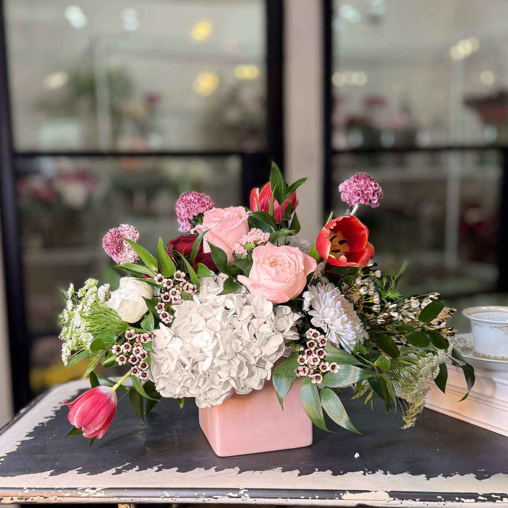 Love Squared Medium Valentine Arrangement