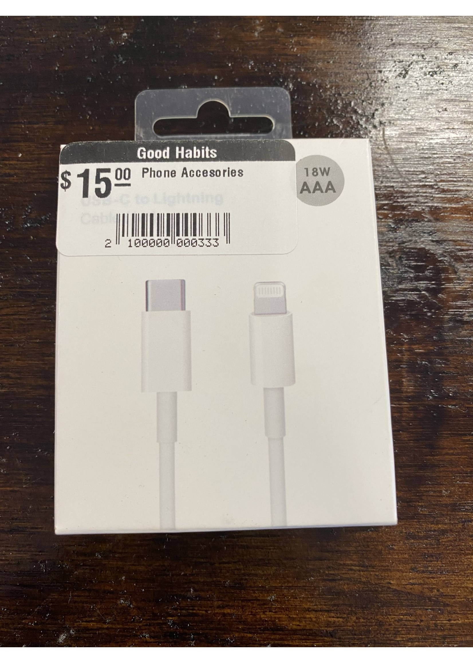 IPHONE USB C LIGHTNING CABLE