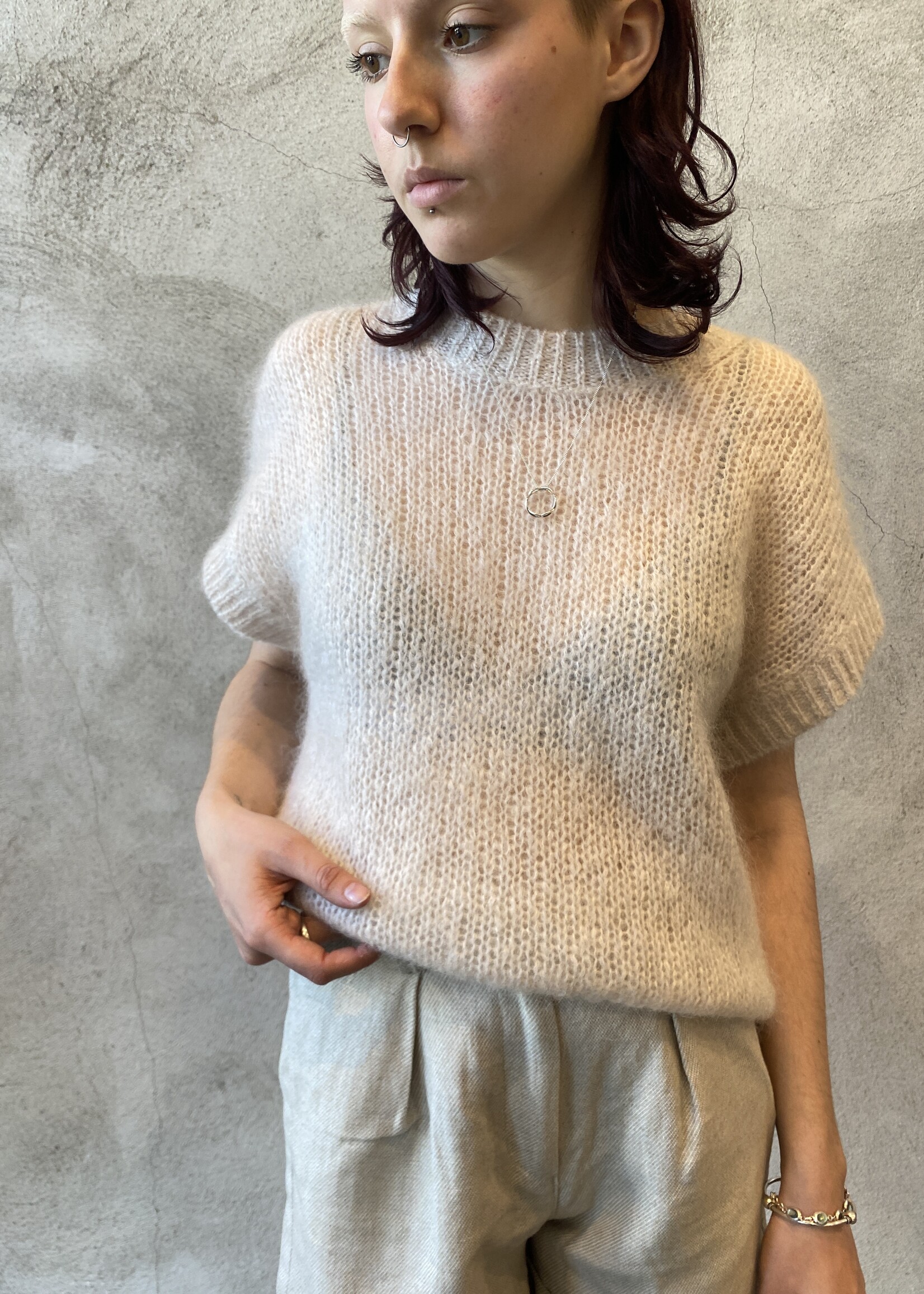 Part Two Siara Knitted Wool T-Shirt