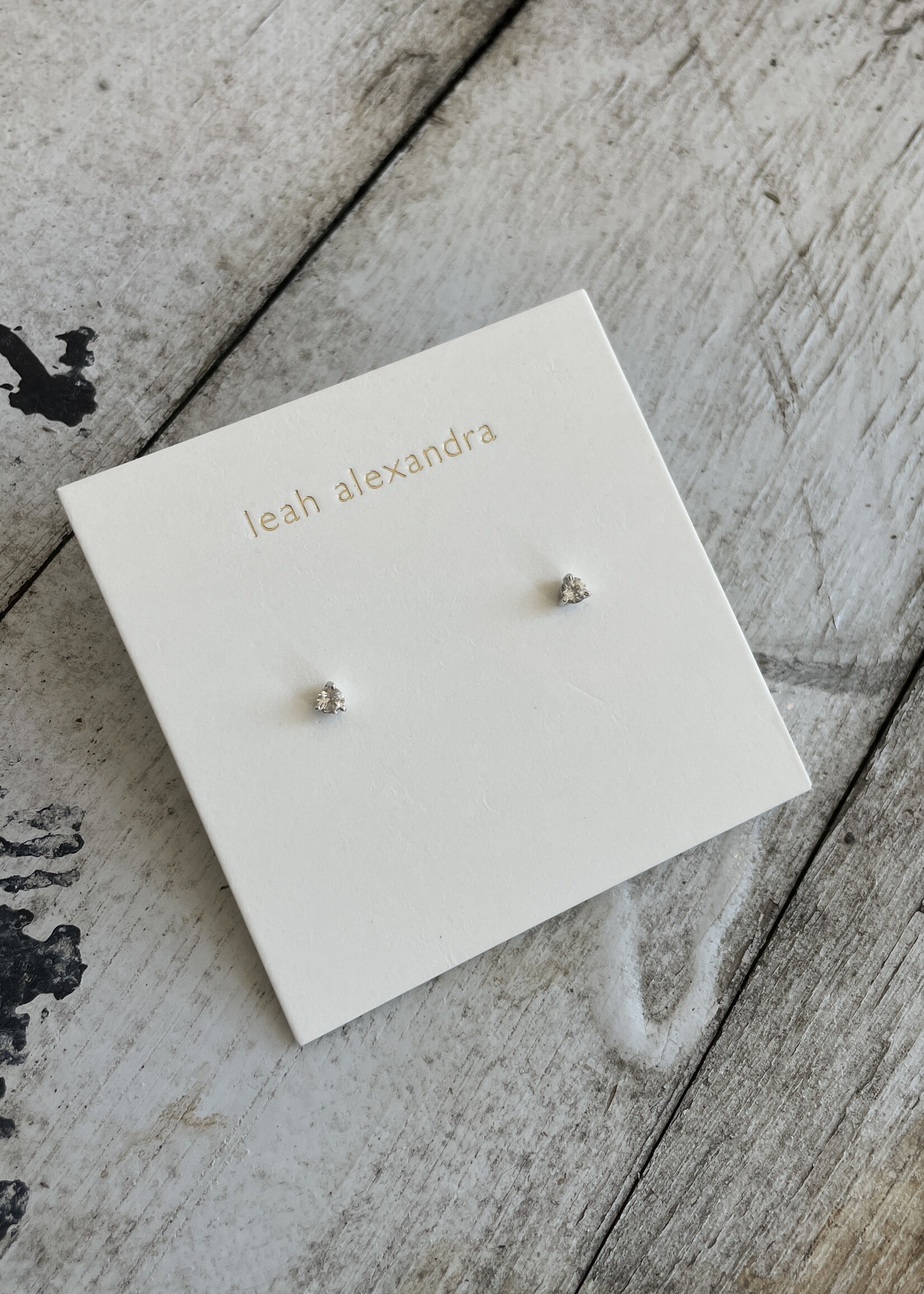 Leah Alexandra Element Silver Studs