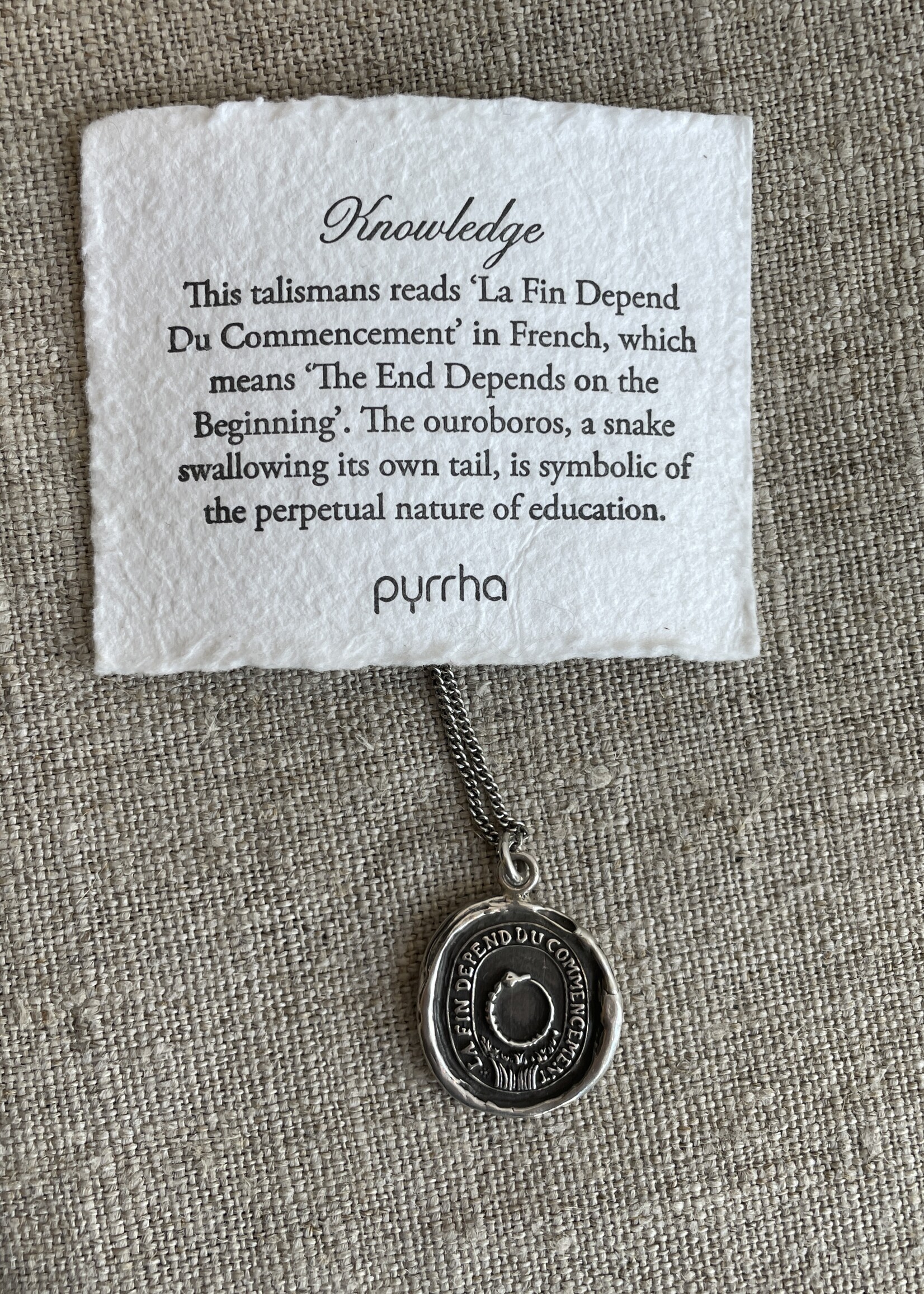 Pyrrha Knowledge Talisman