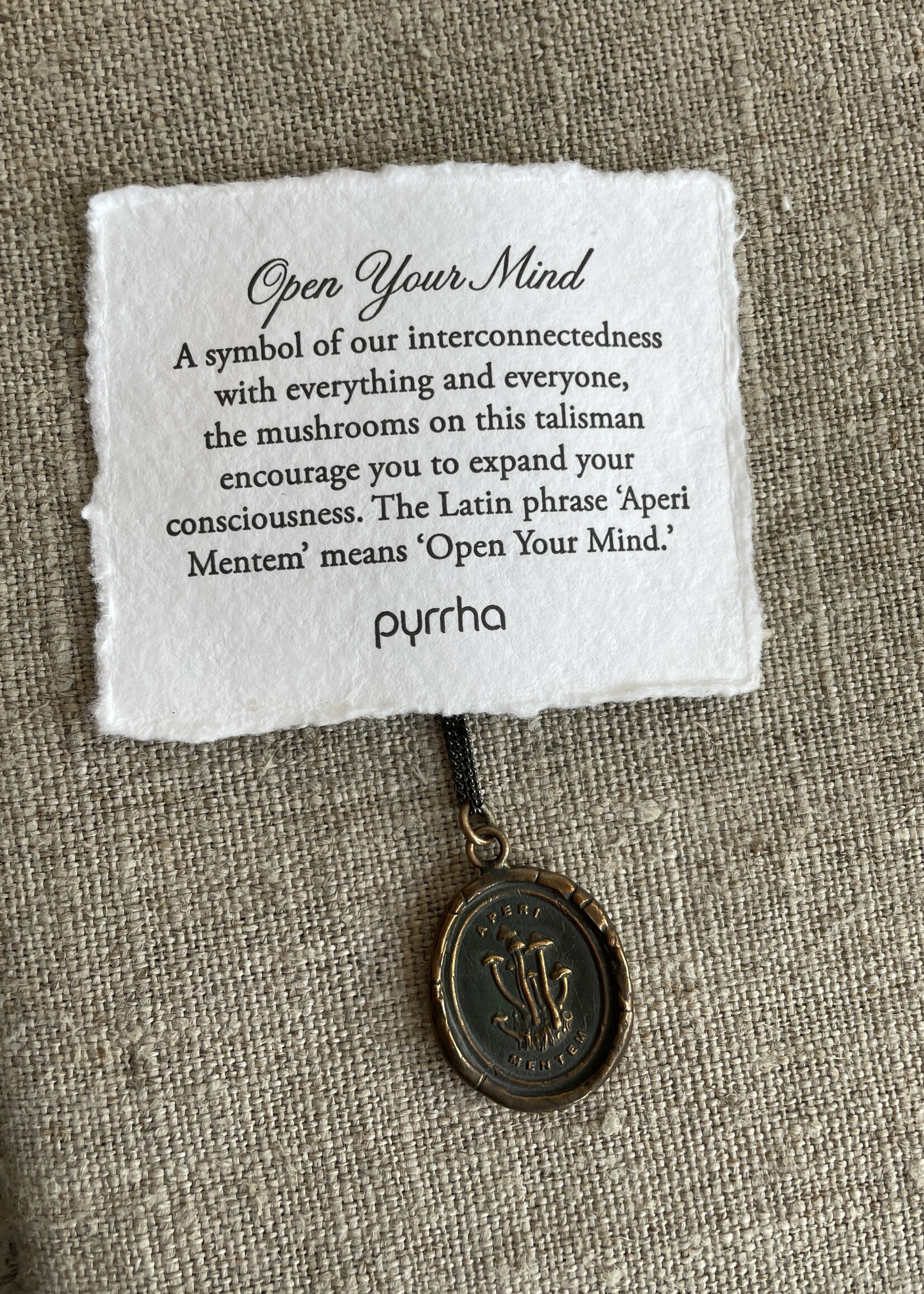 Pyrrha Open Your Mind Talisman