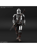 Bandai The Mandalorian (Beskar Armor) Silver Coating - 1/12 scale Plastic Model Kit