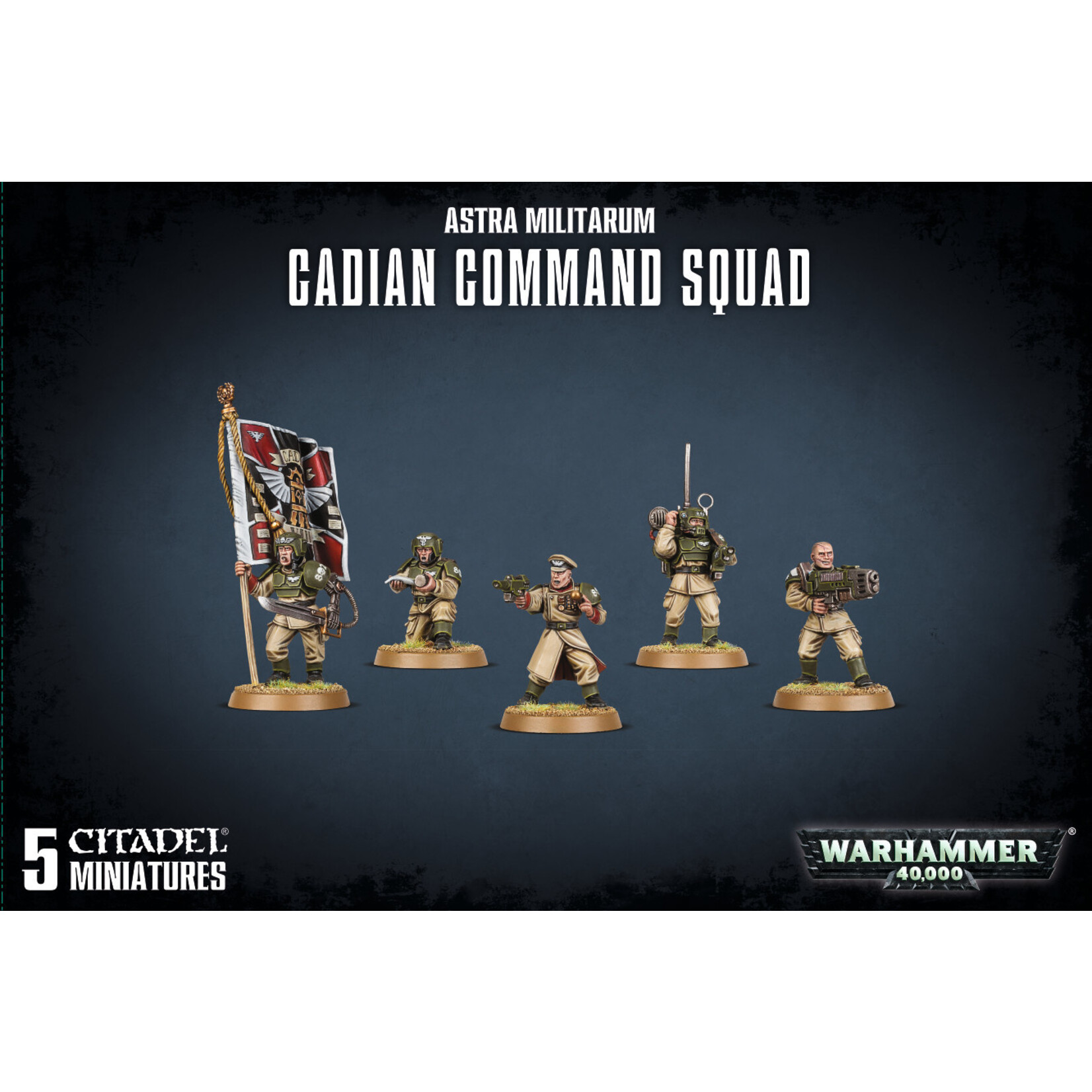 Games Workshop Cadian Command Squad - Astra Militarum - WH40K