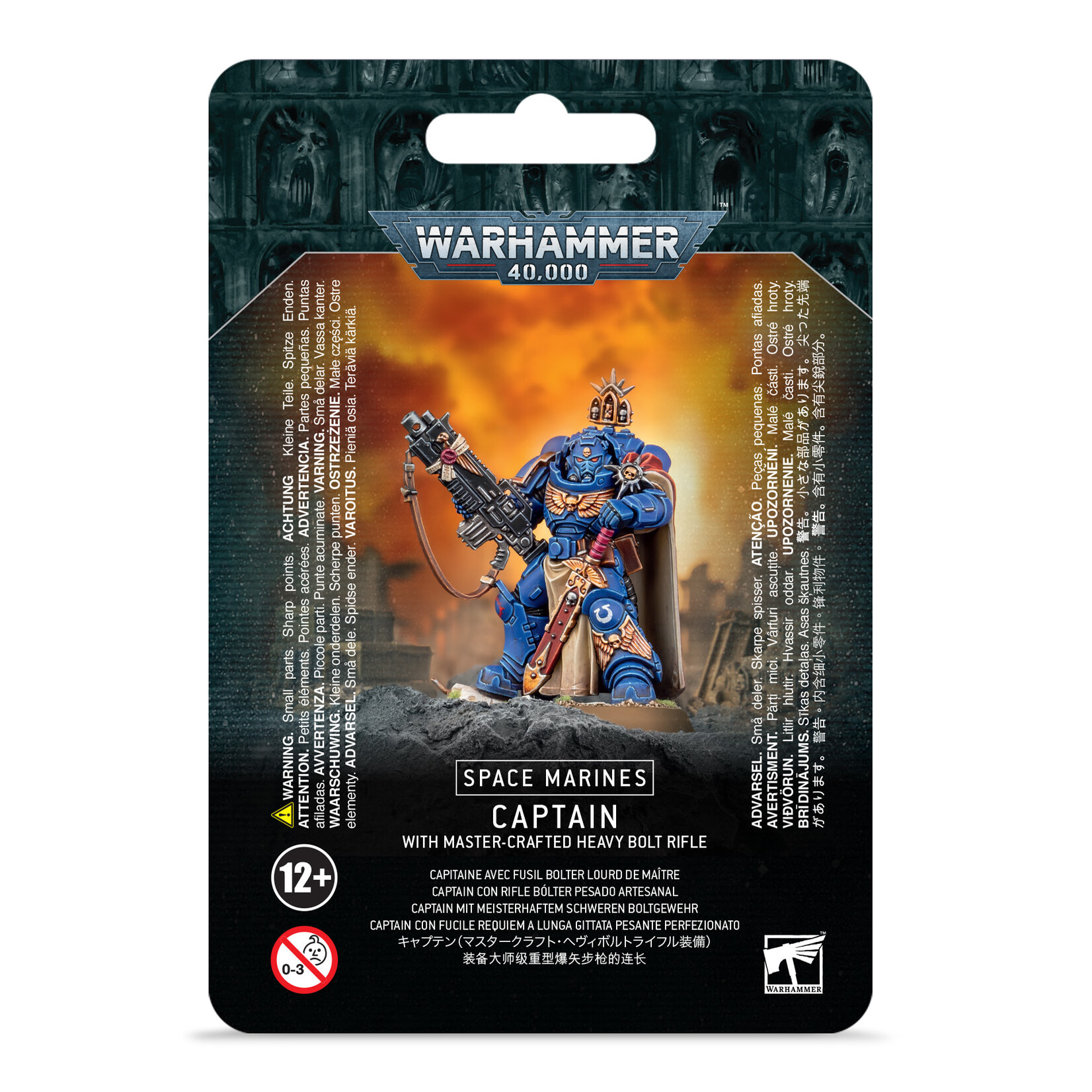 Games Workshop Captain with Master-Crafted Heavy Both Rifle - Space Marines - WH40K