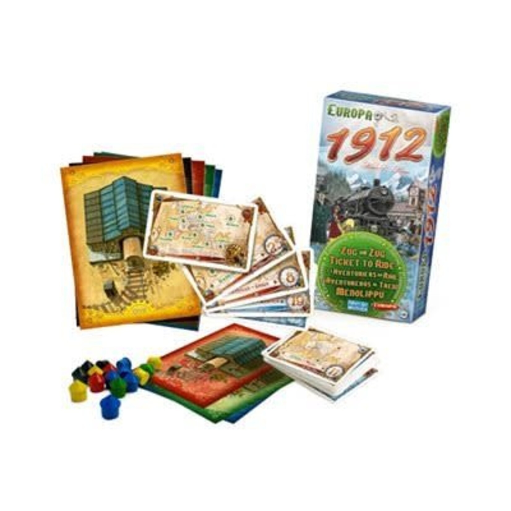 Europa 1912 - extension pour Les aventuriers du Rail (ML)