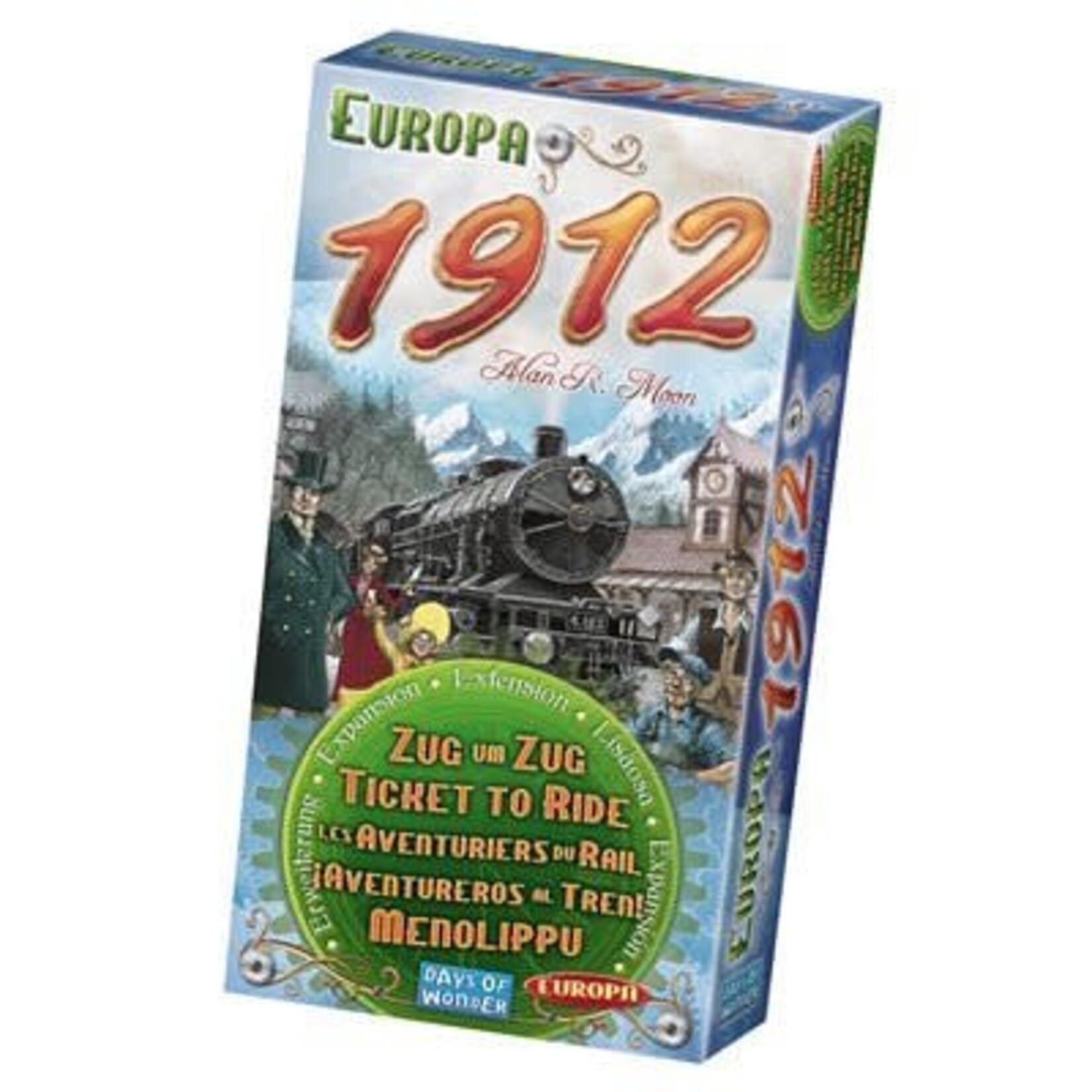 Europa 1912 - extension pour Les aventuriers du Rail (ML)