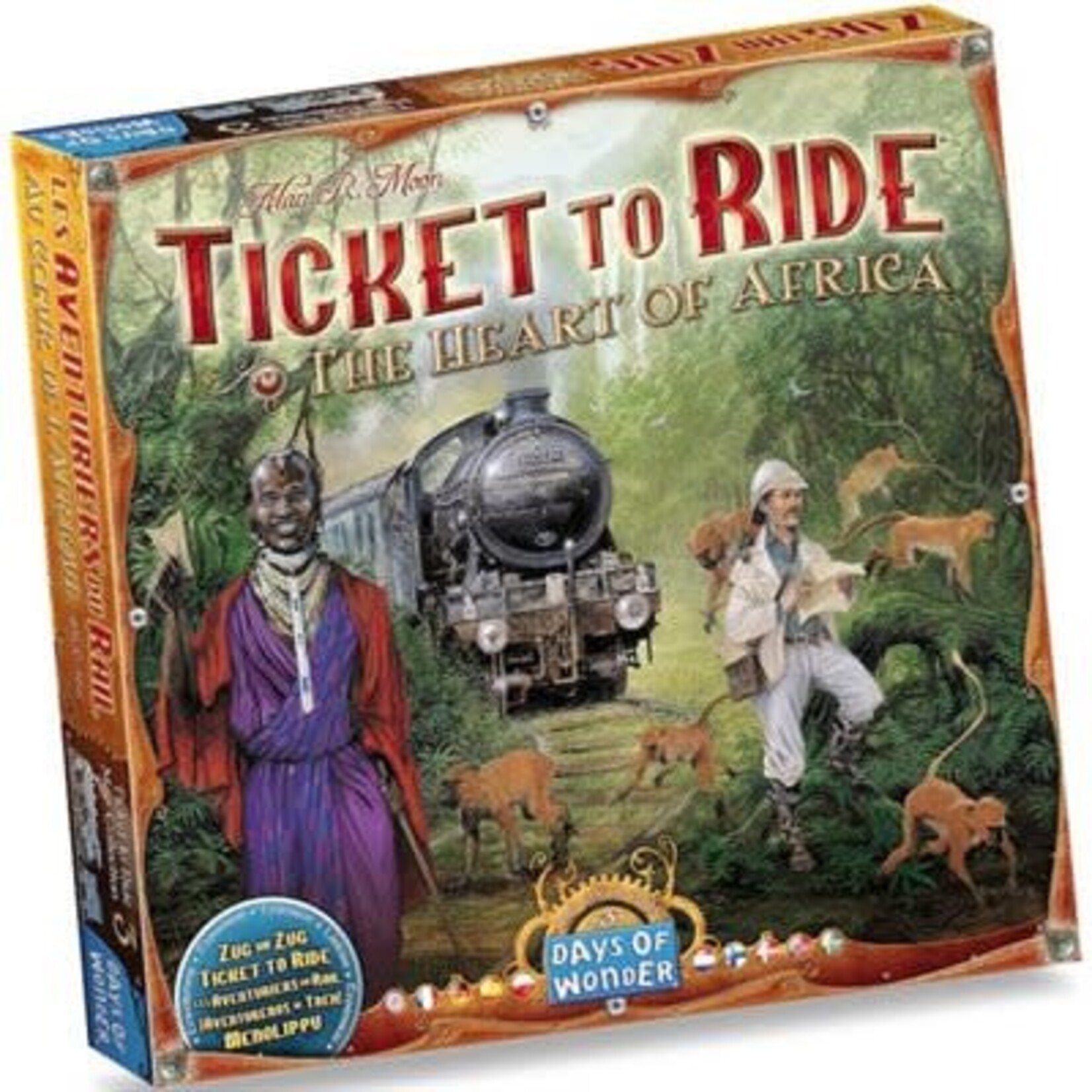 The Heart of Africa, Map #3 - Ticket to Ride Expansion (ML)