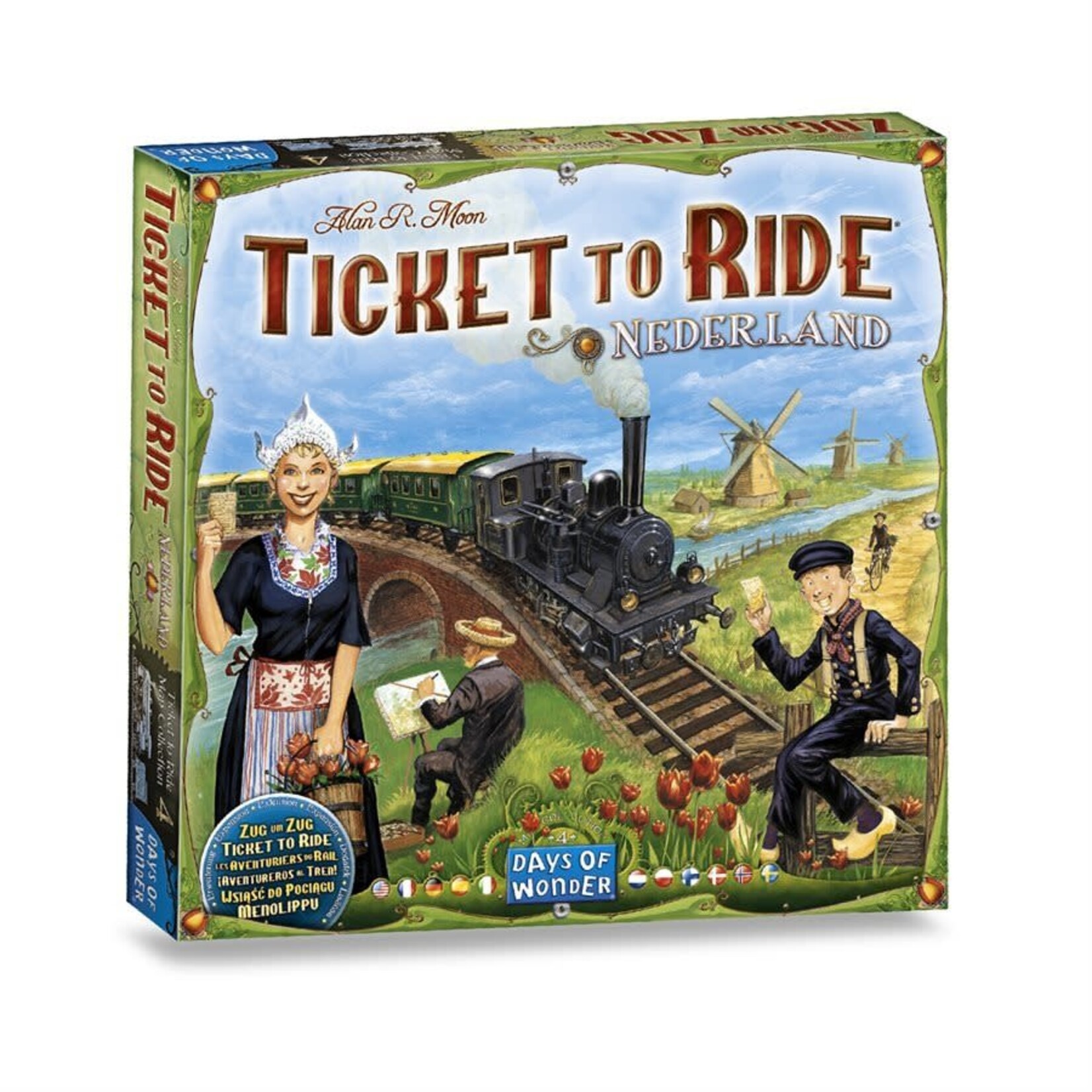 Pays-Bas, Map #4 - extension pour Les aventuriers du Rail / Ticket to Ride (ML)