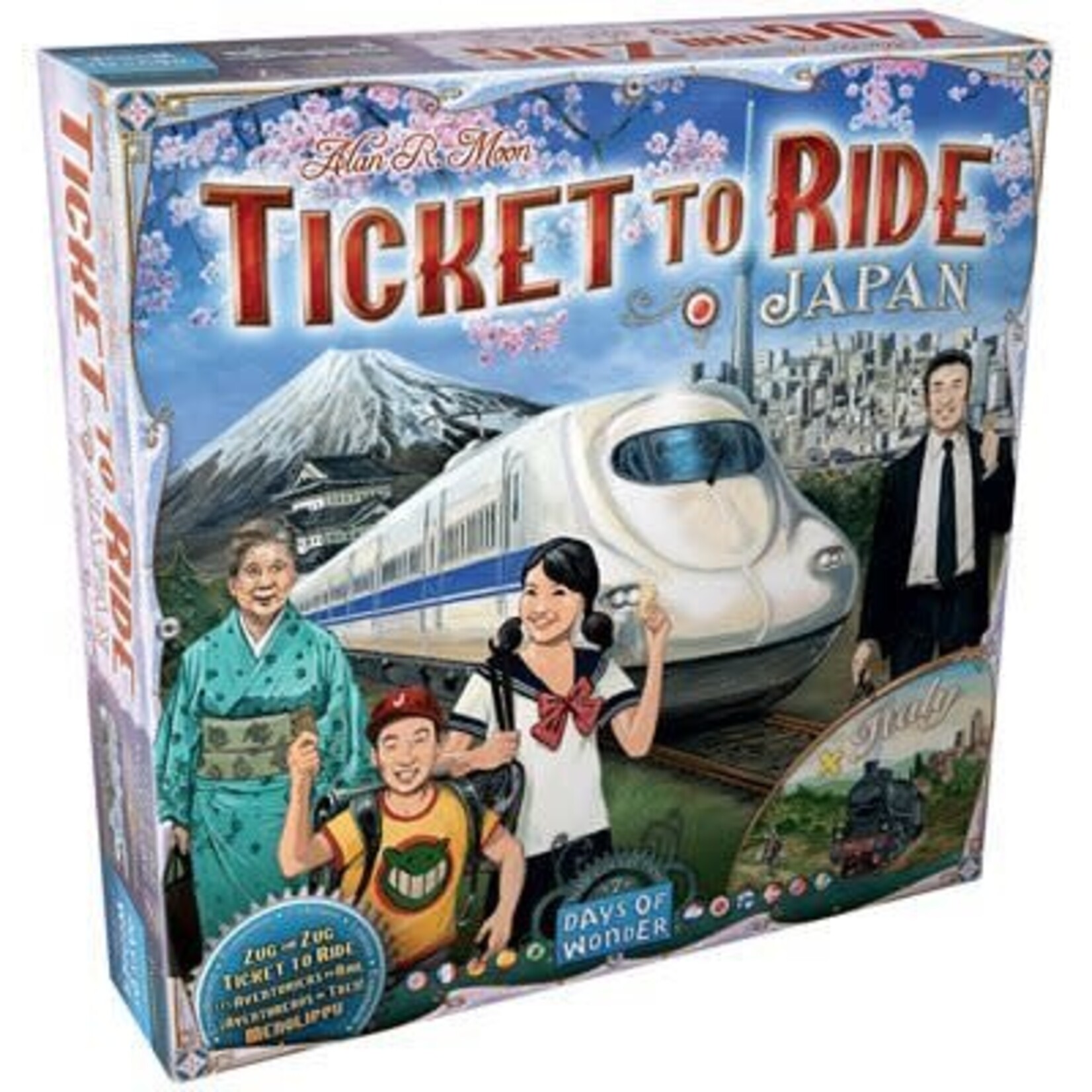 Japan / Italy, Map #7 -  Ticket to Ride Expansion (ML)