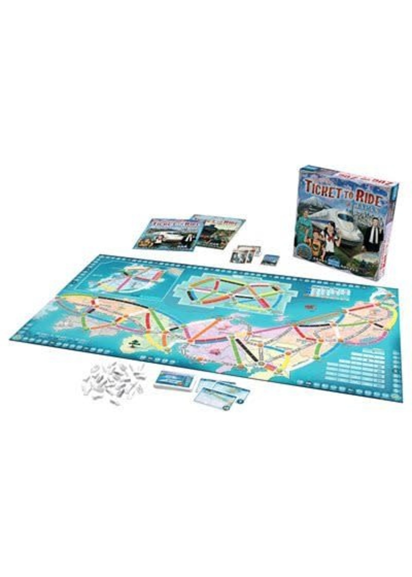 Days of Wonder Japan / Italy, Map #7 -  Ticket to Ride Expansion (ML)