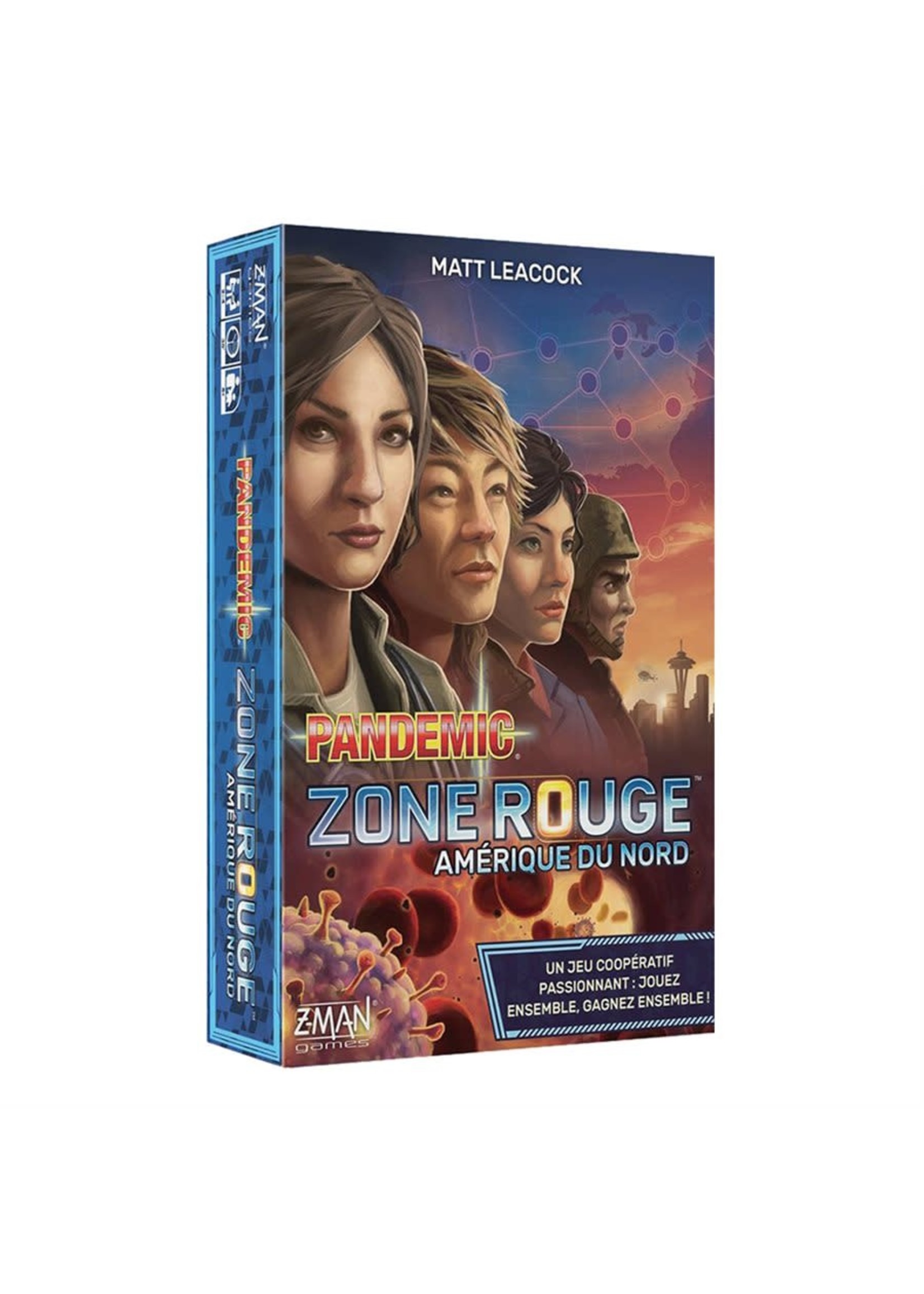 Z-Man Games Pandemic Zone Rouge - Amérique du Nord (FR)