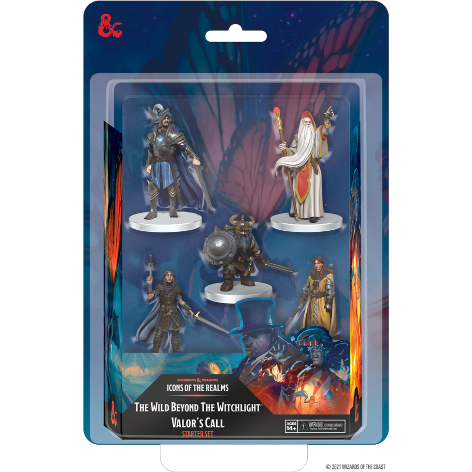 WizKids The Wild Beyond the Witchlight: Valor's Call Starter Set - Premium Miniatures - Icons of the Realms - The Wild Beyond the Witchlight
