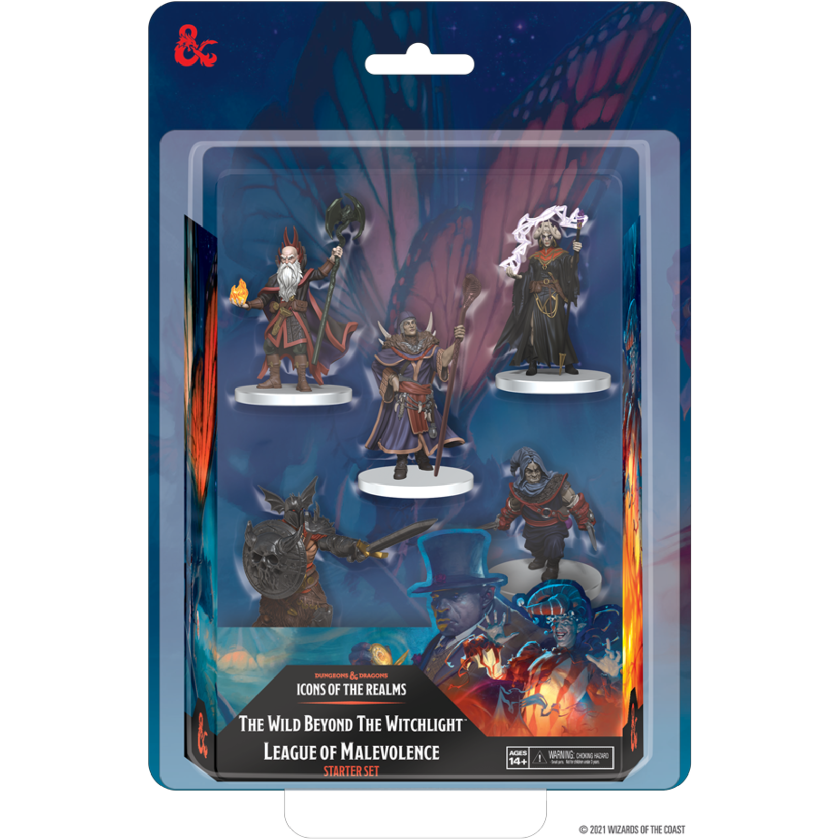WizKids The Wild Beyond the Witchlight: League of Malevolence Starter Set - Premium Miniatures - Icons of the Realms - The Wild Beyond the Witchlight