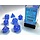 Frosted: Blue/White - Set of 7 Polyhedral Dice by Chessex