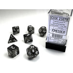 Translucent: Smoke/White - Set of 7 Polyhedral Dice by Chessex