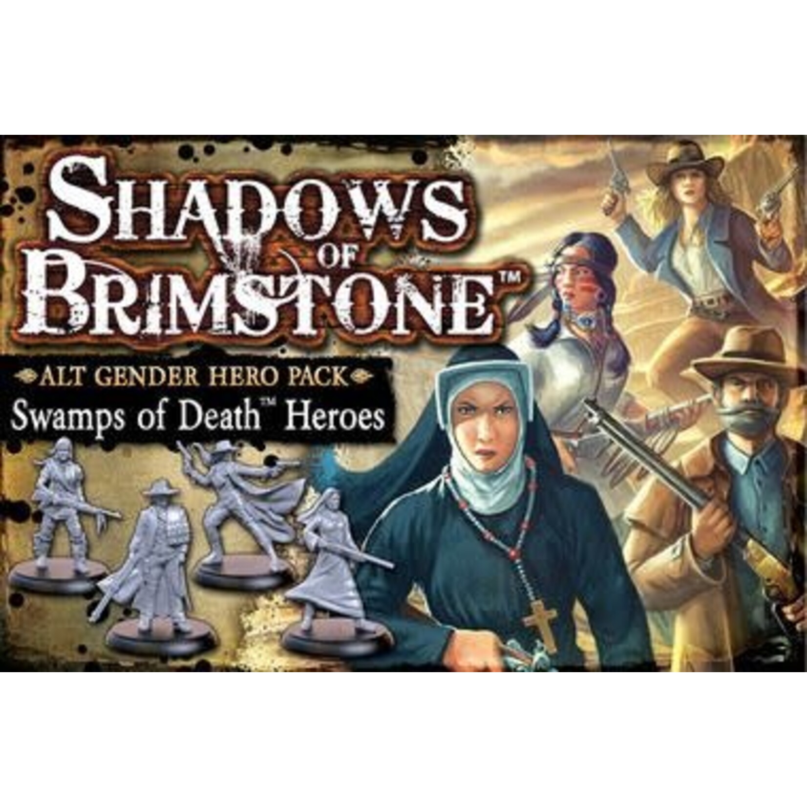 Swamps of Death Heroes - Alt Gender Hero Pack - Shadows of Brimstone