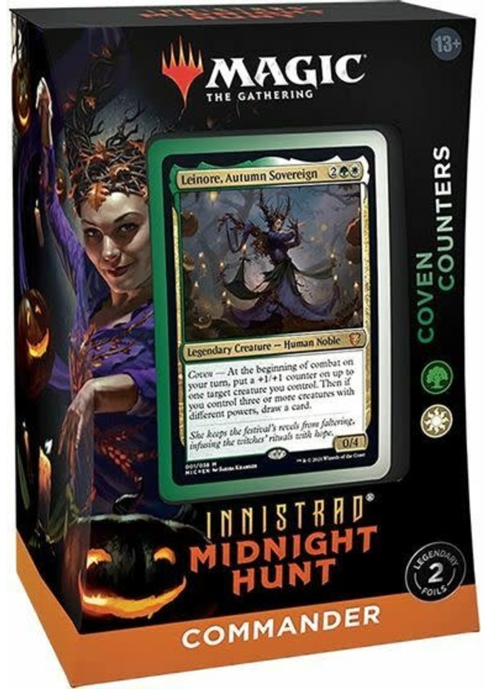 Wizards of the Coast Coven Counters - Innistrad Midnight Hunt Commander Deck - Magic the Gathering MTG