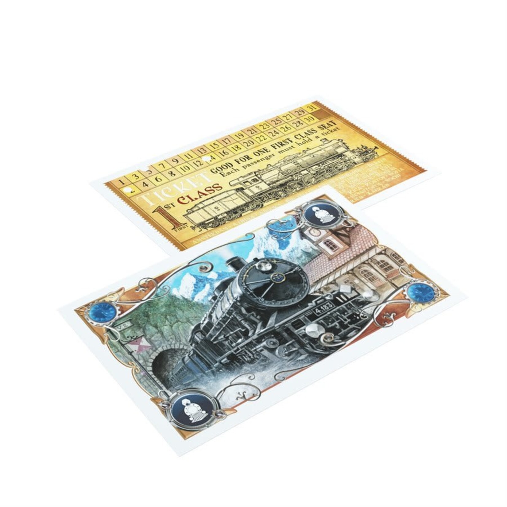 Ticket to Ride Europe Official Art Sleeves