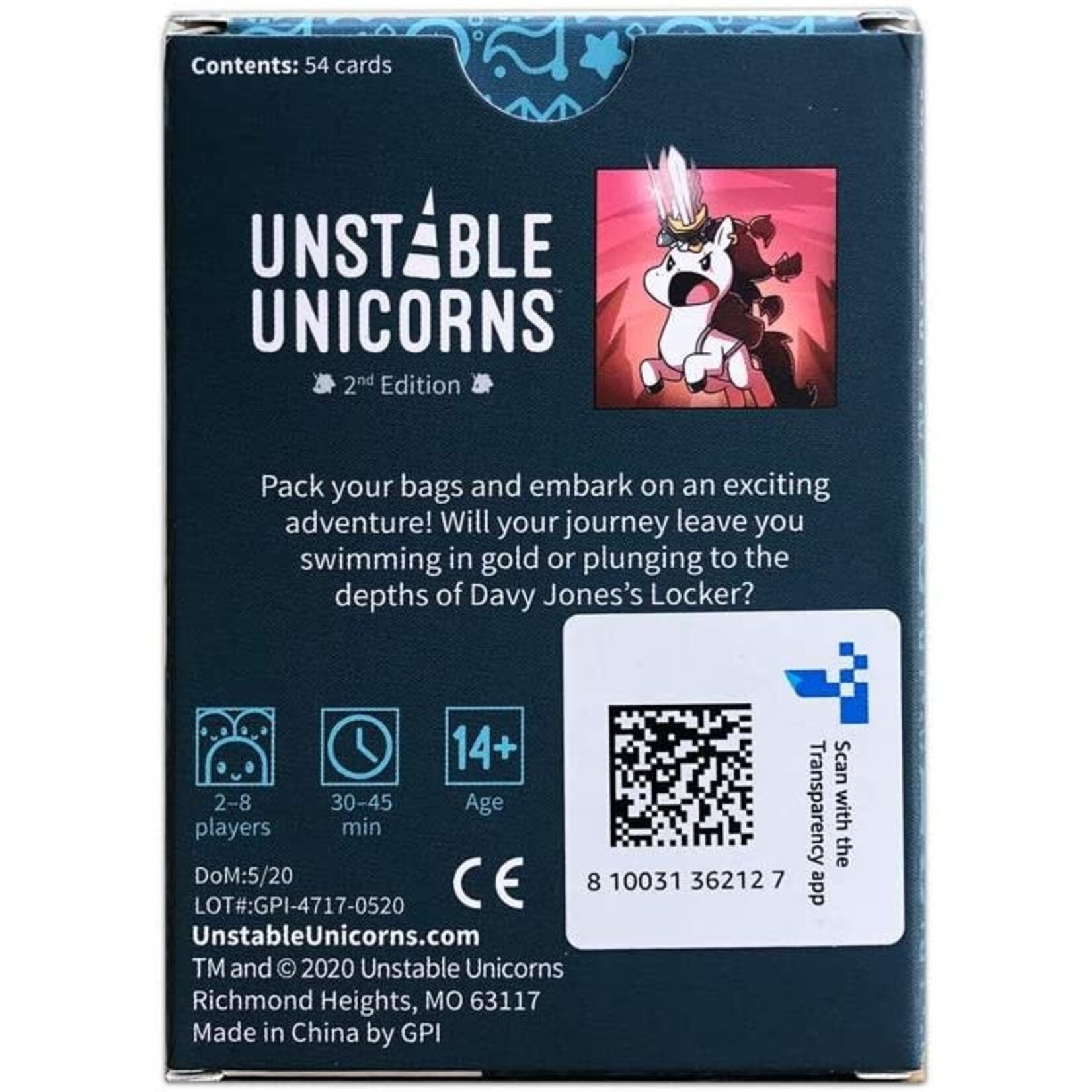 Adventures Expansion Pack - Unstable Unicorns (ENG)