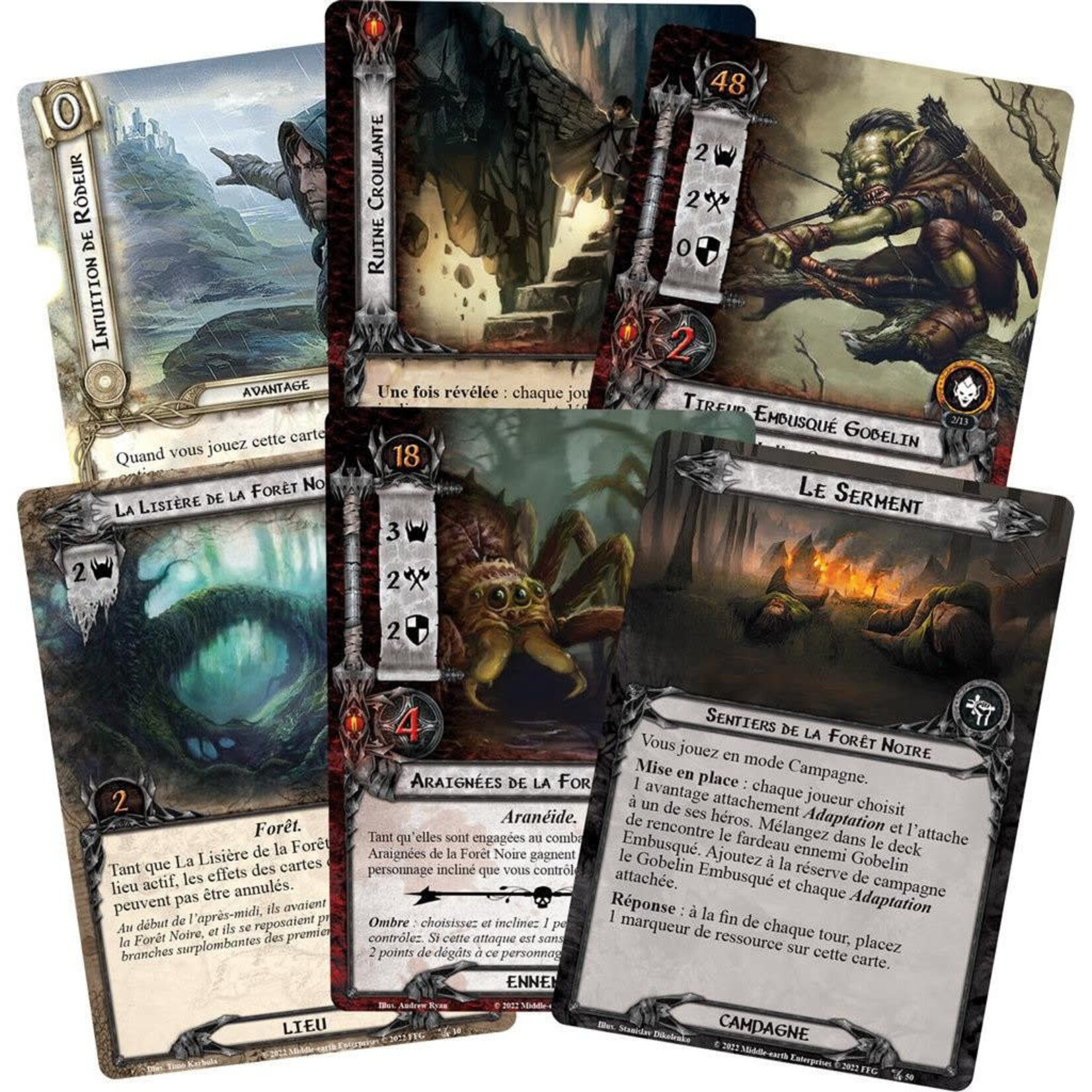 Les Ténèbres de la Forêt Noire : Le Seigneur des Anneaux - Le jeu de cartes (FR)