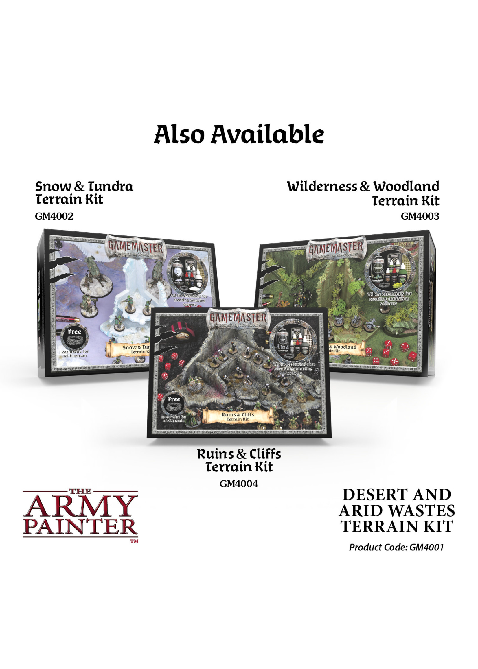 The Army Painter Gamemaster: Desert & Arid Wastes Terrain Kit